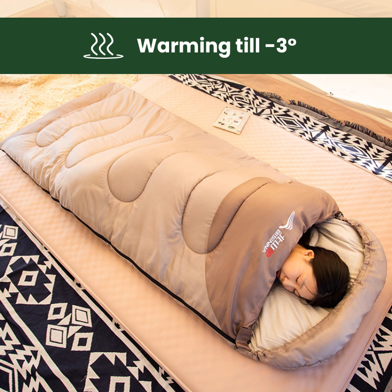 SummitRest™ All-Season Ultralight Sleeping Bag – Compact, Waterproof & Warm