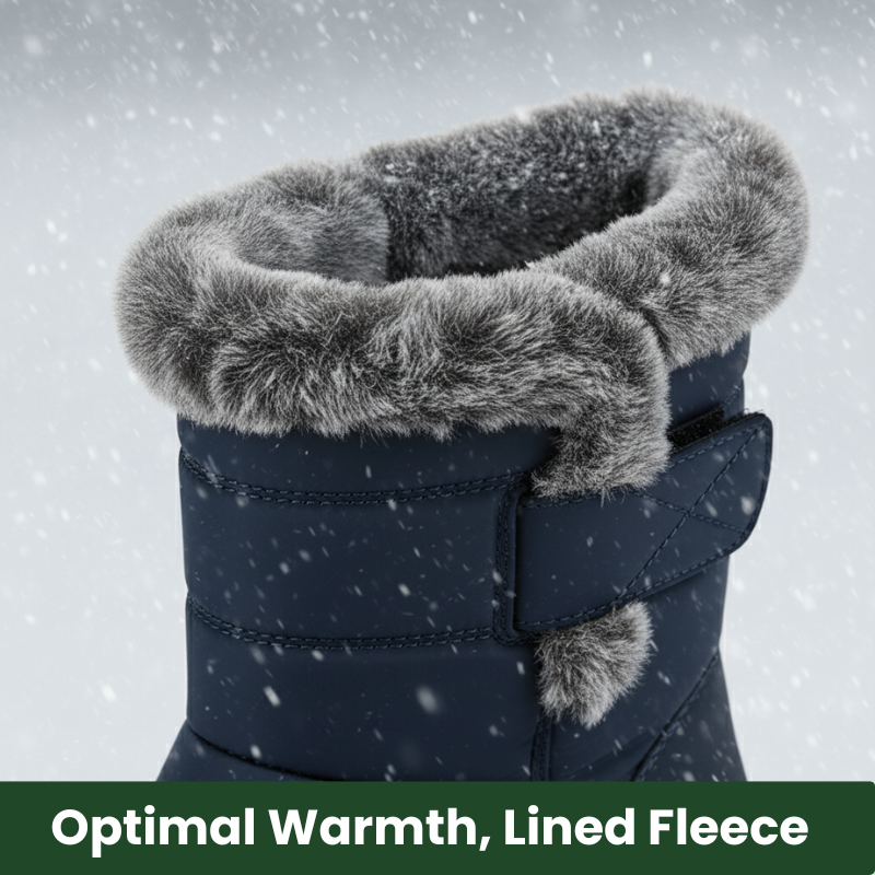 FrostNova™ Wasserdichte, mit Fleece gefütterte Winterstiefel für Damen