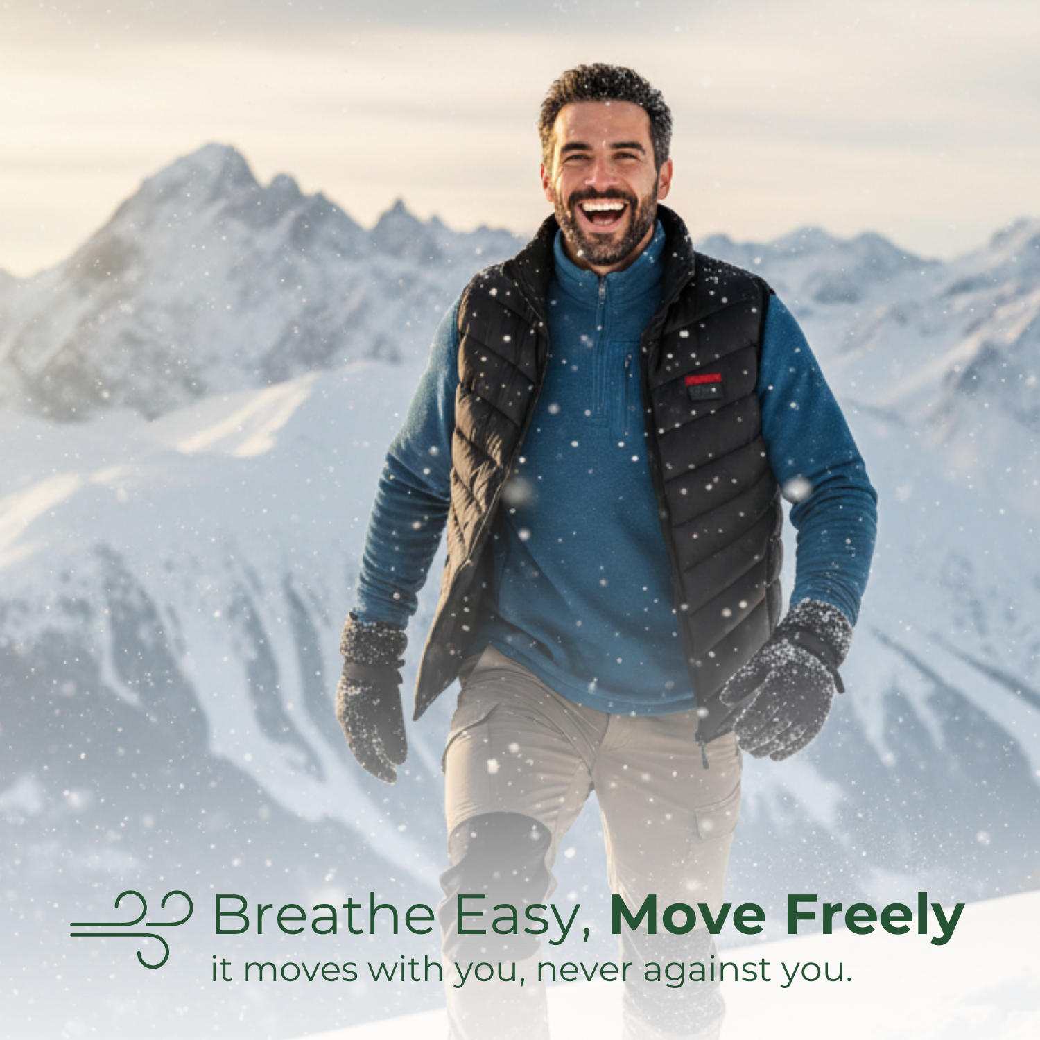 BlazeLayer™ Beheizte Winterweste für Männer