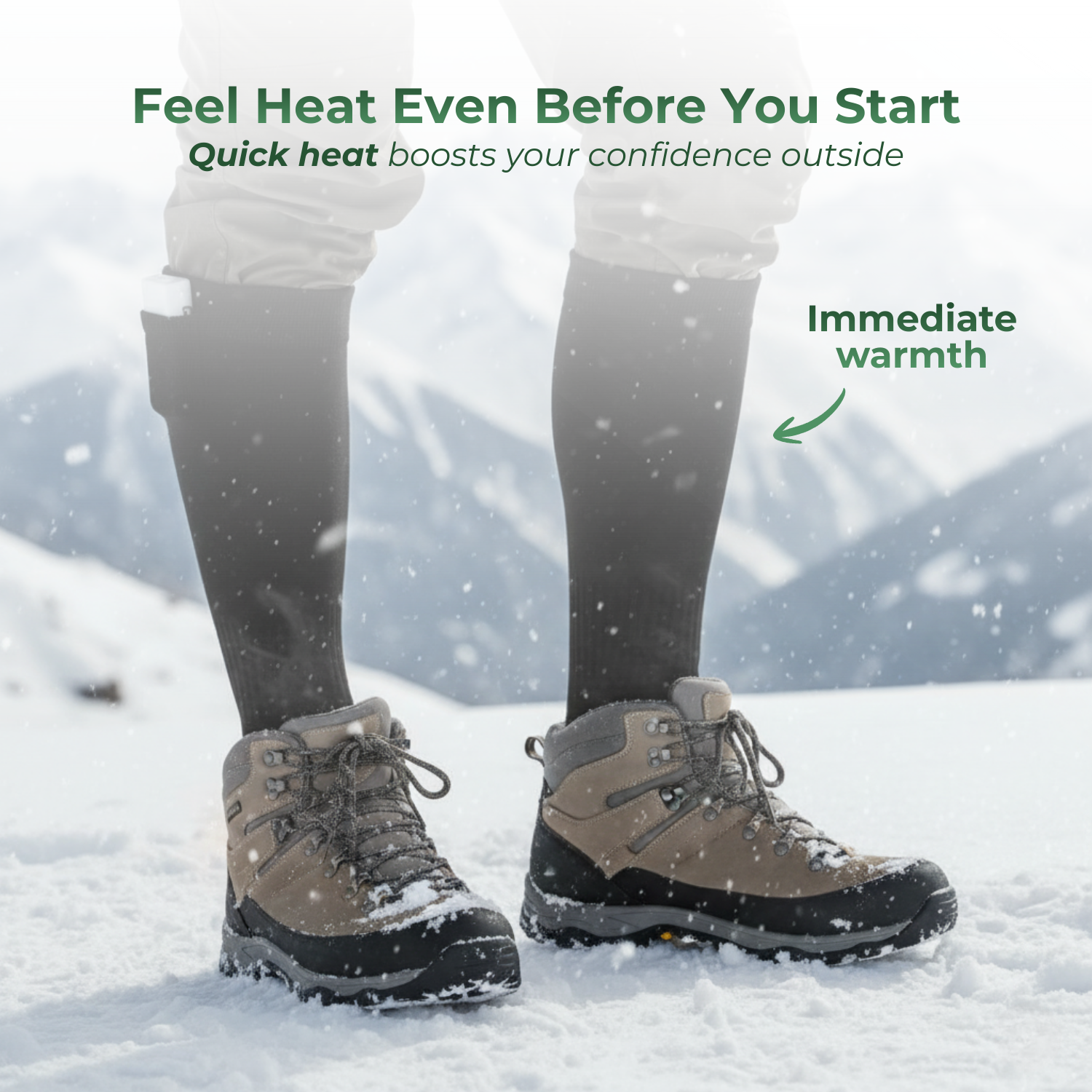 HeatStride™ Unisex Heated Thermal Winter Socks