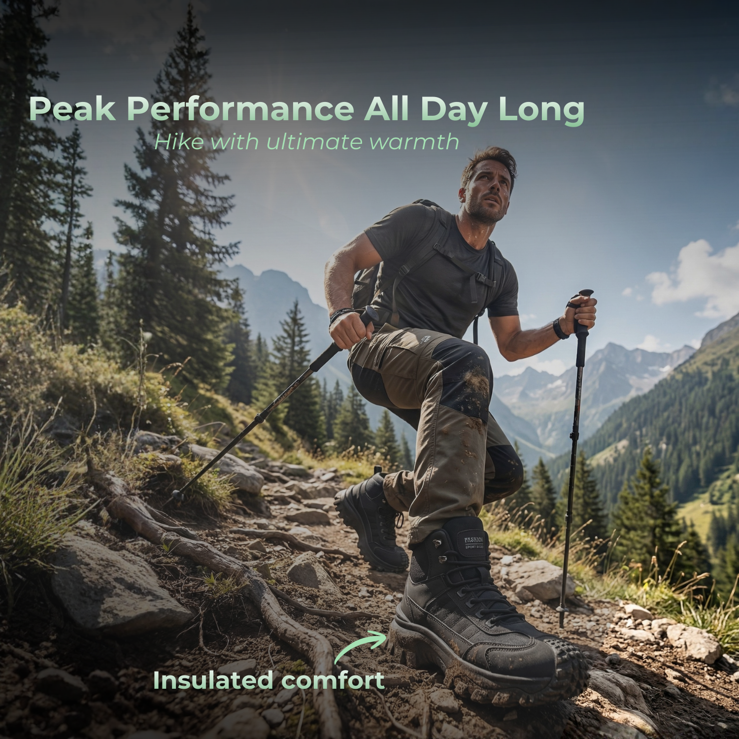 VentureStride™ Men’s Outdoor Hiking Boots