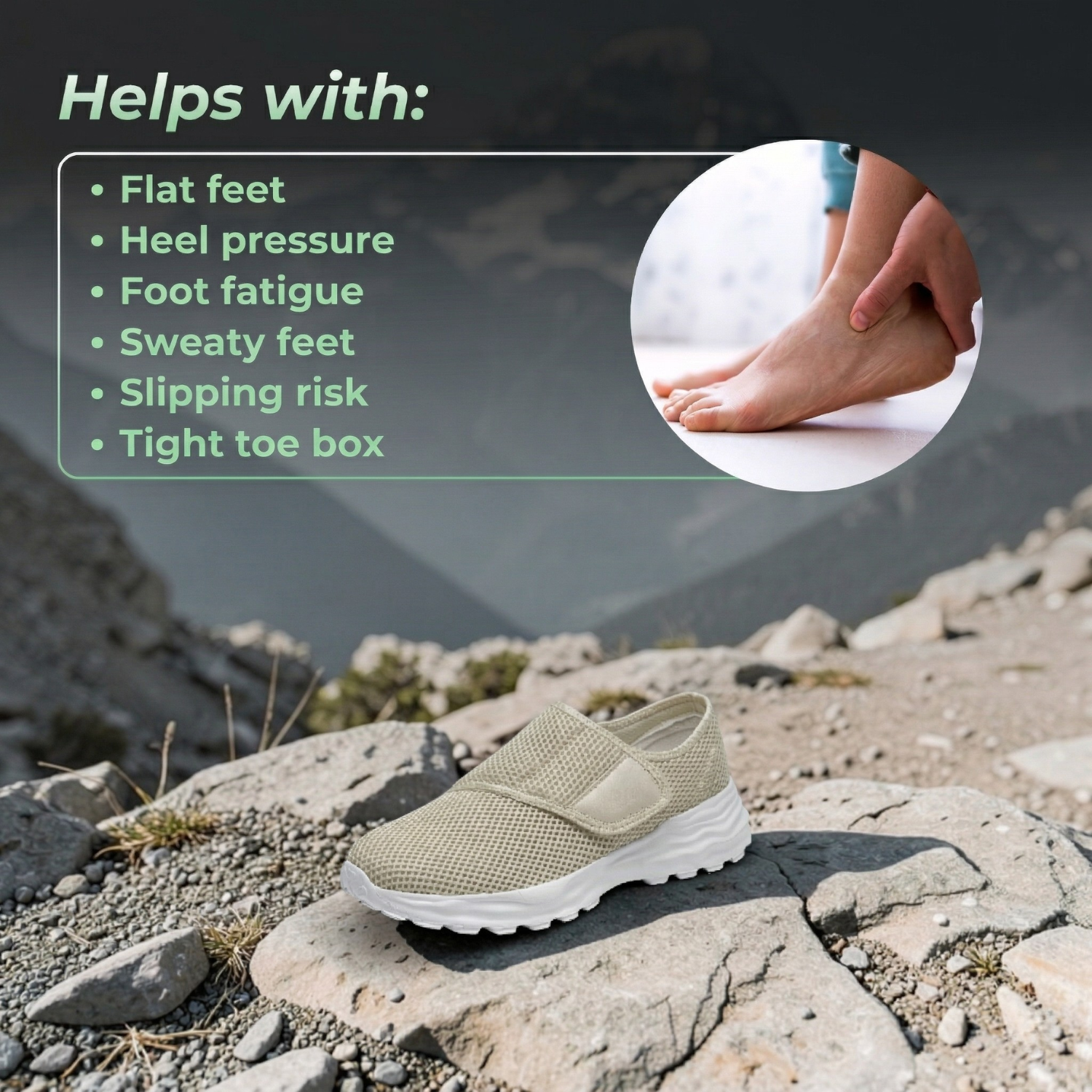 FlexiStep™ Breathable Orthopedic Slip-On Shoes