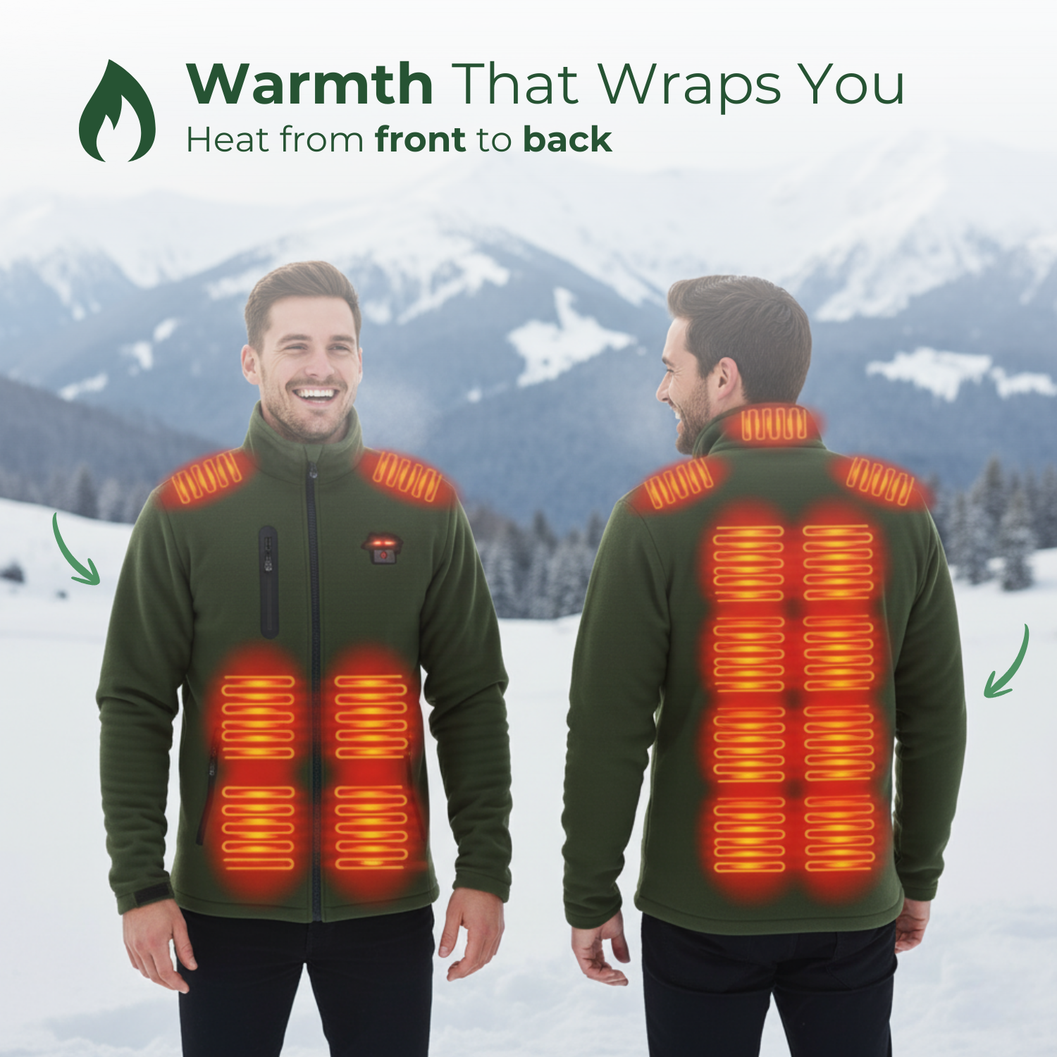 TrailMaster™ Men’s Heated Waterproof Hiking Jacket