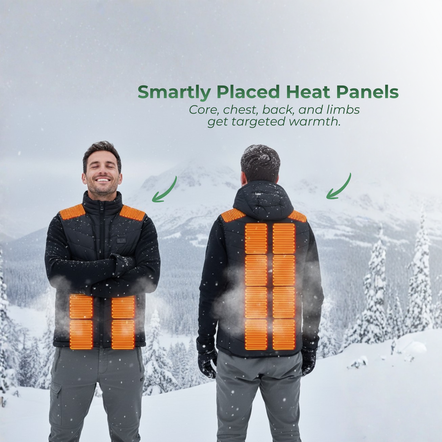 HeatForm™ Beheizte Winterjacke für Männer