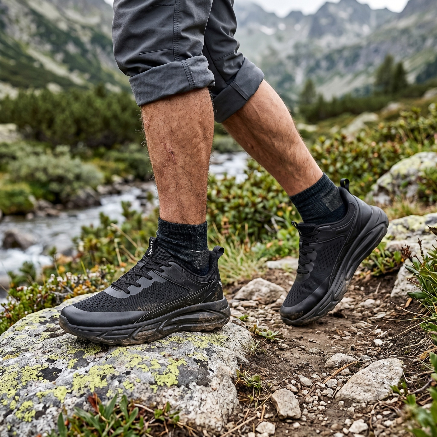 StrideEase™ Men’s Wide-Toe Orthopedic Walking Shoes