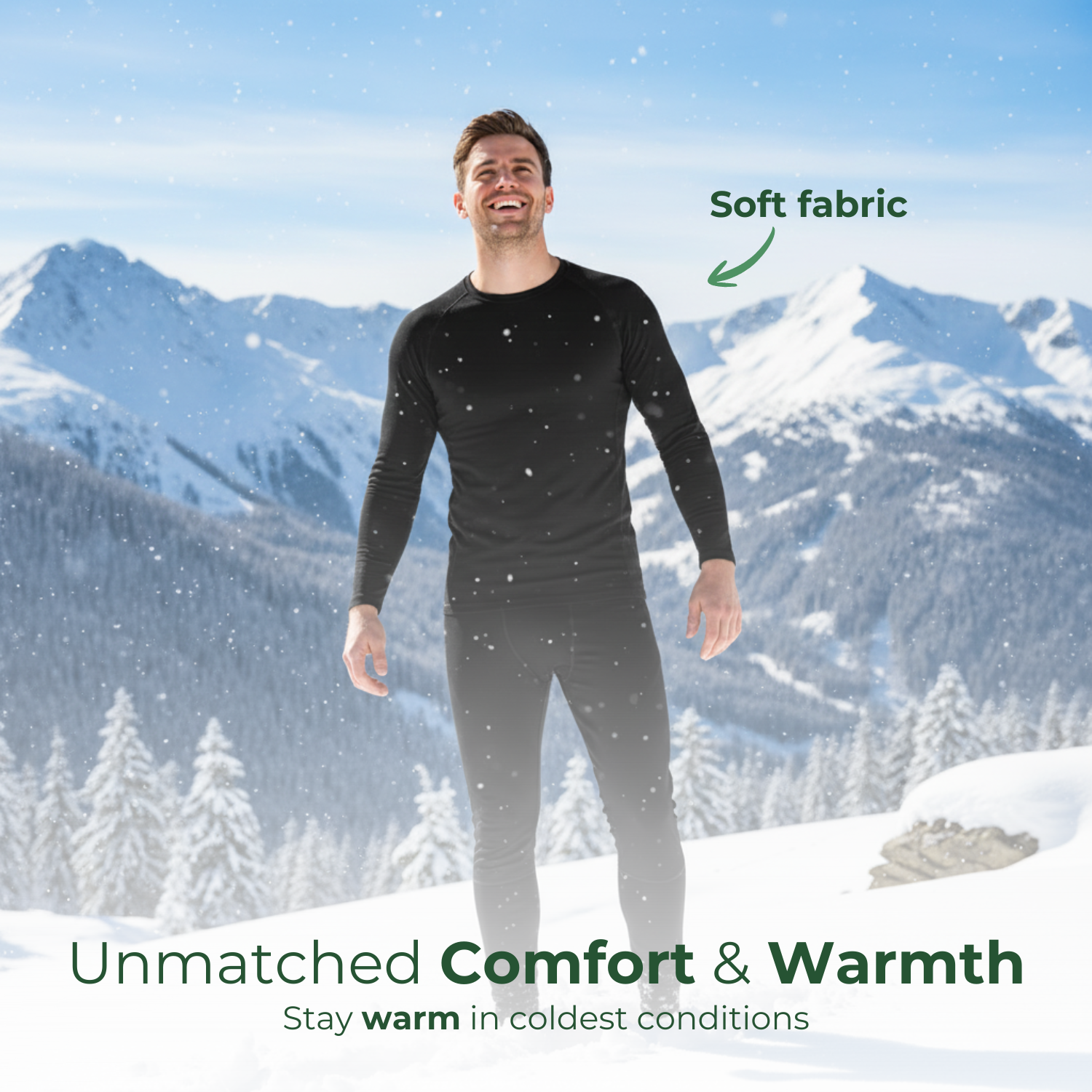ChillGuard™ Beheiztes Winterunterwäsche-Set für Männer