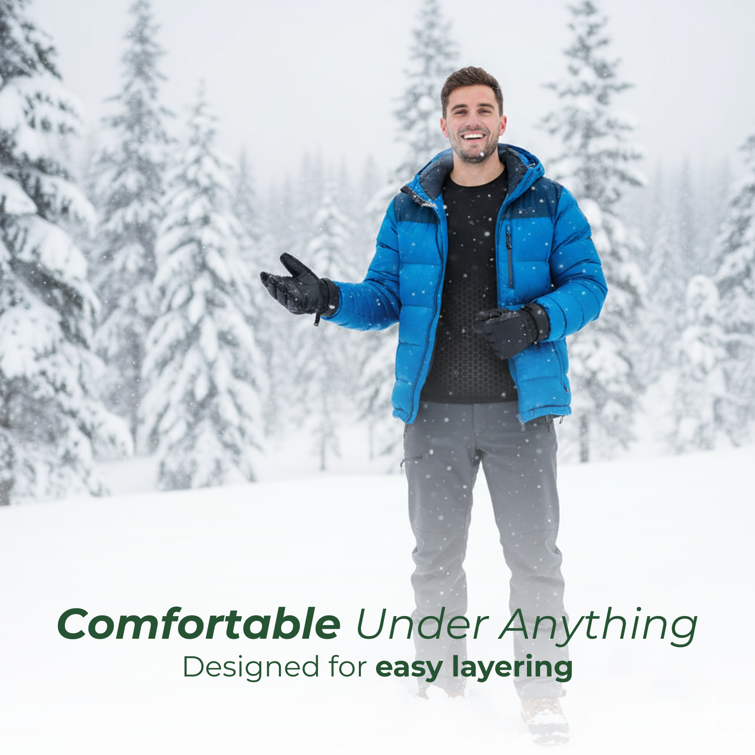 VulcanWear™ Beheiztes Herren-Basisschicht-Shirt