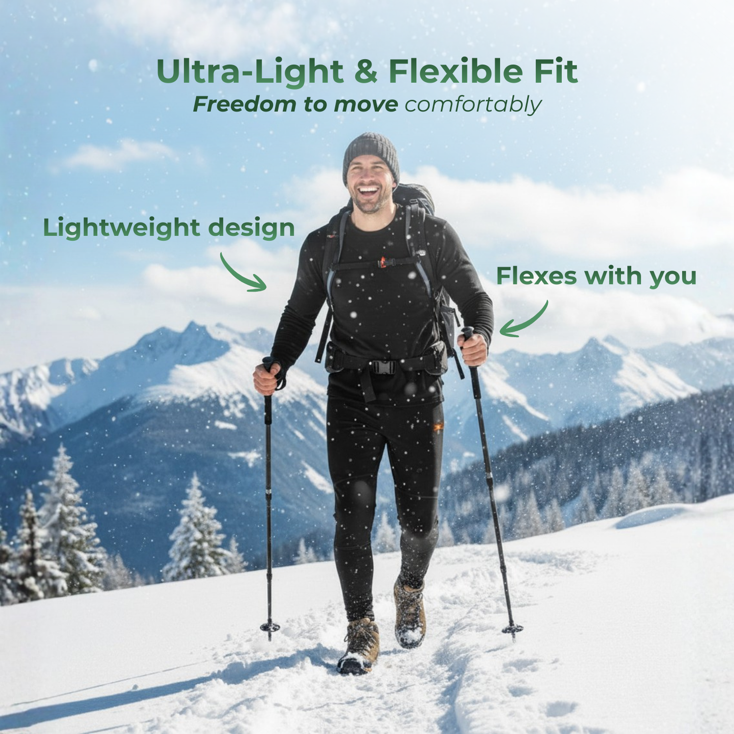 ChillGuard™ Beheiztes Winterunterwäsche-Set für Männer