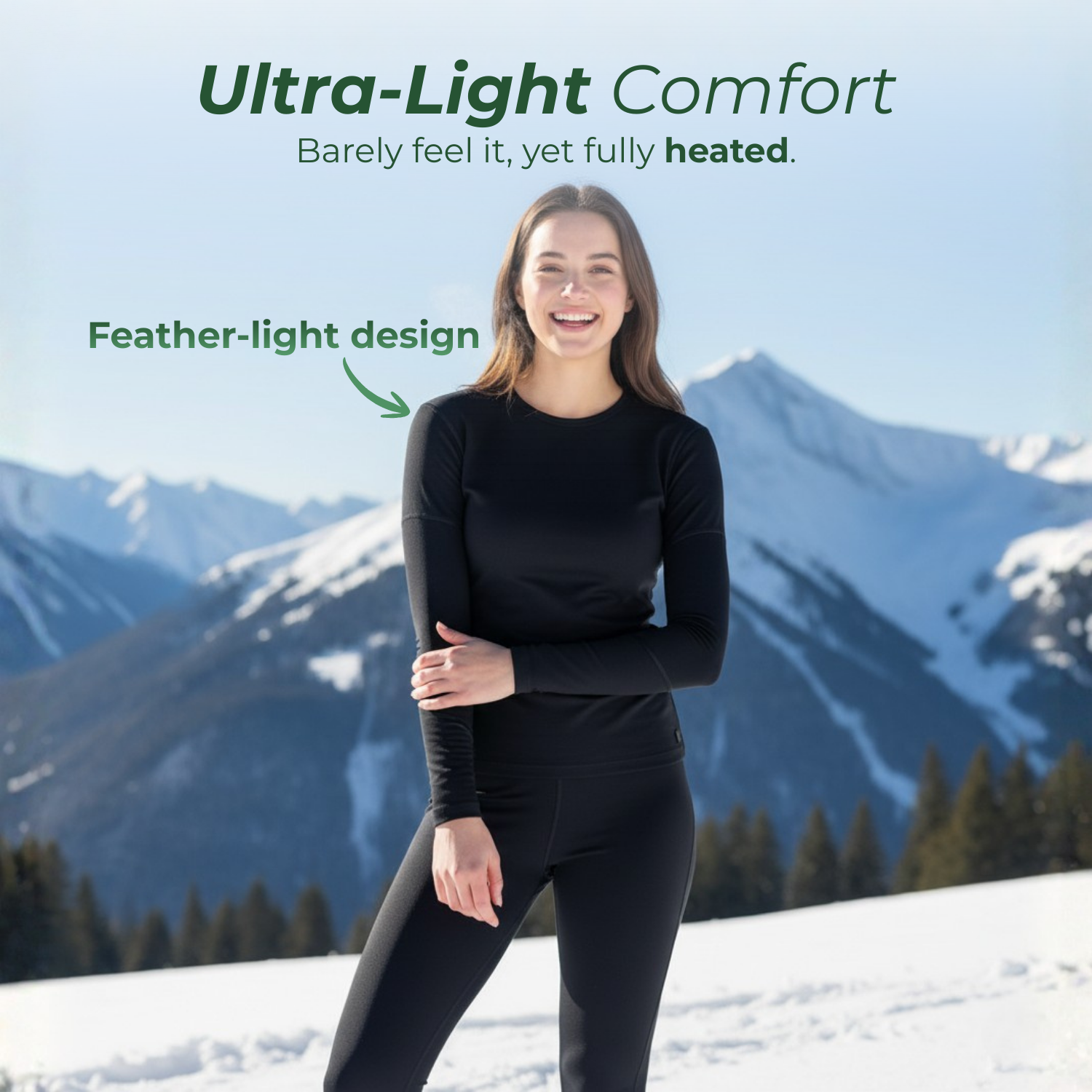 ThermaFit™ Women's Heated Winter Underwear Set