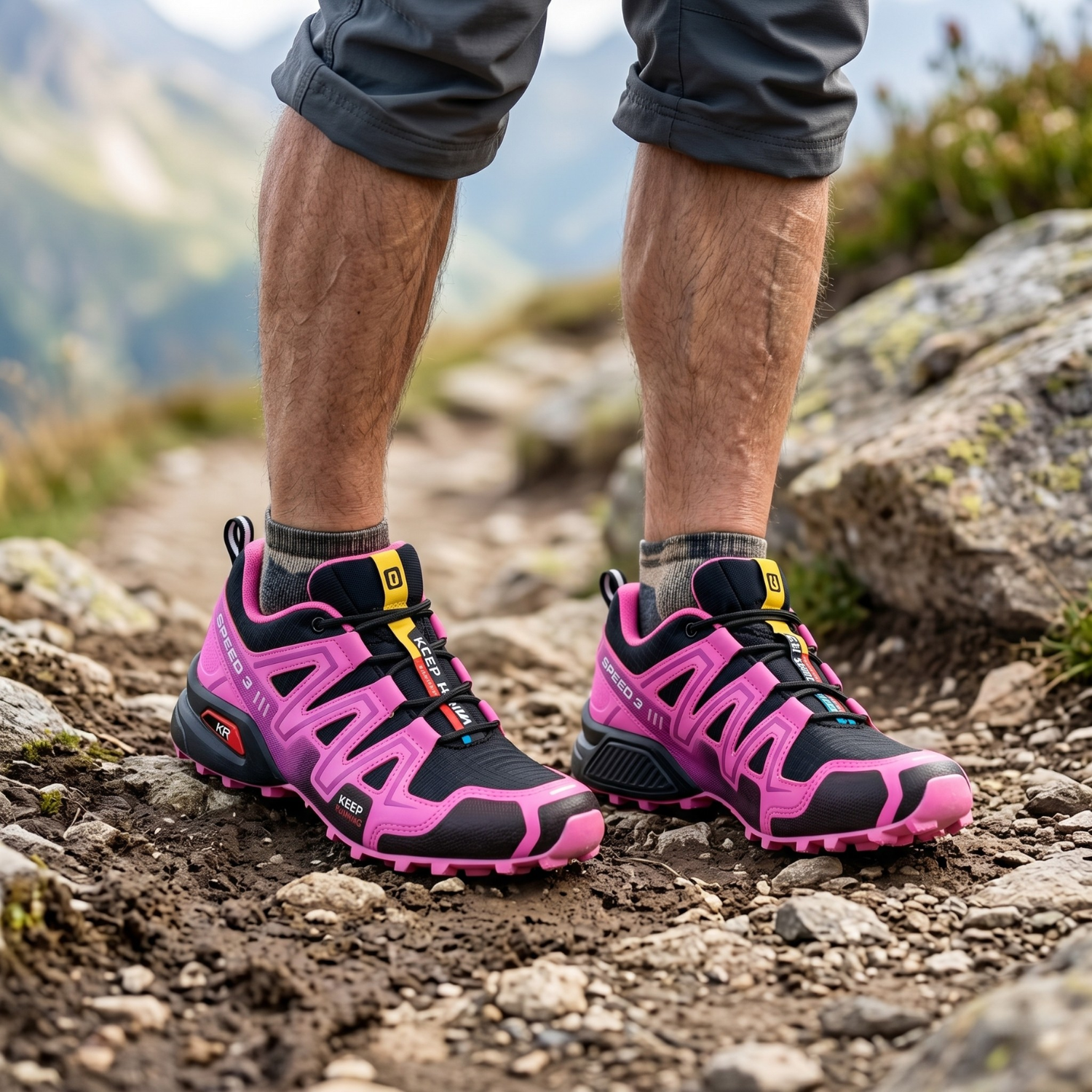 OrthoStride Obsidian — Orthopedic Hiking Shoes for Pain-Free Steps & Natural Support (Unisex)