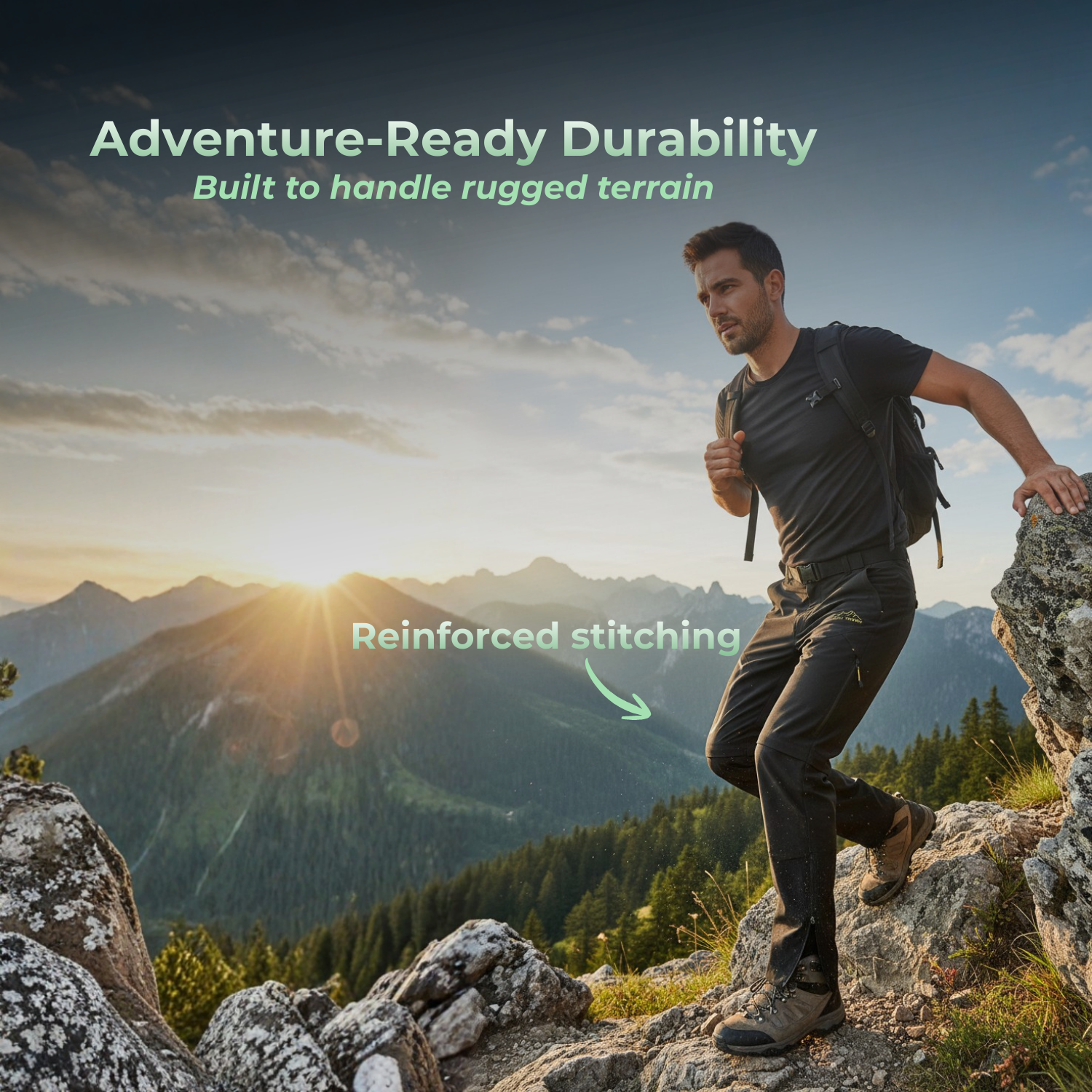 SummitCore™ Herren Cabrio Outdoor Cargo-Hose