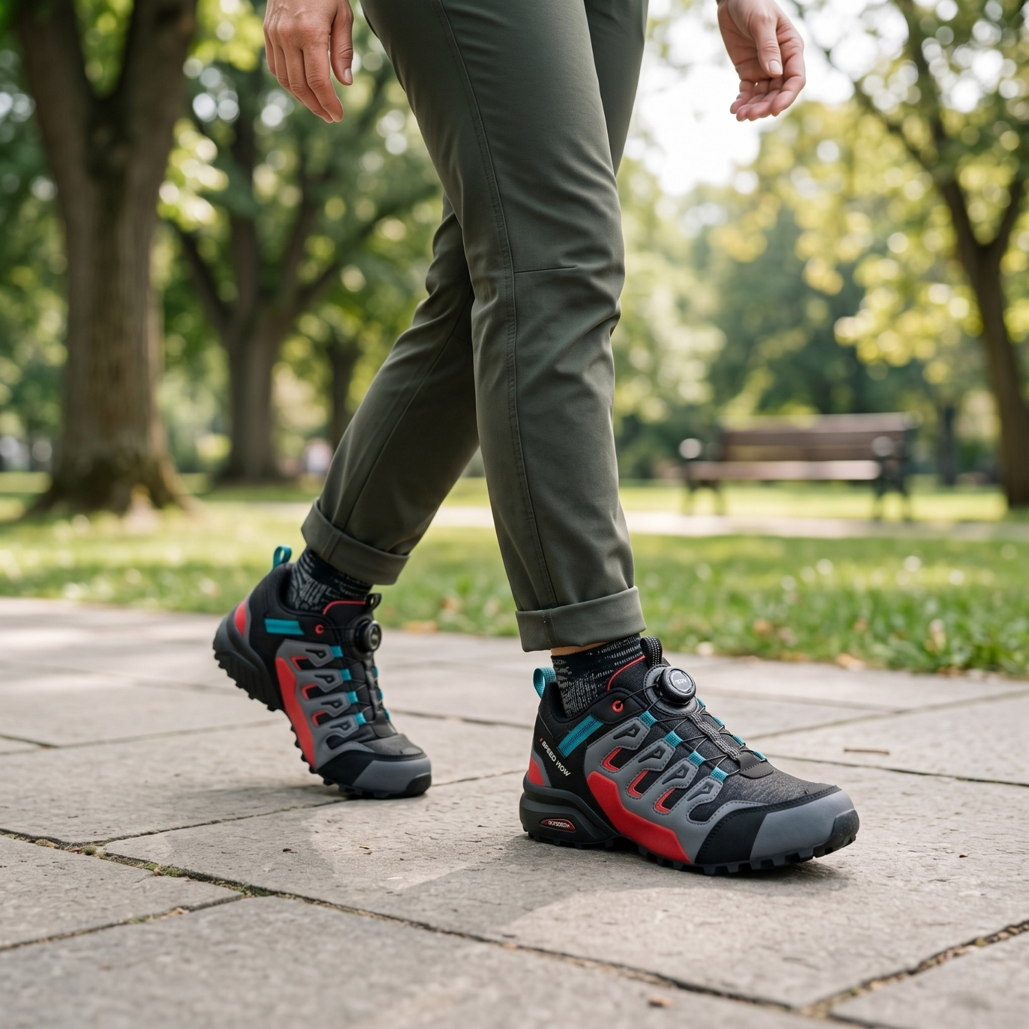PeakTrail™ Männer stoßdämpfende Outdoor-Wanderschuhe