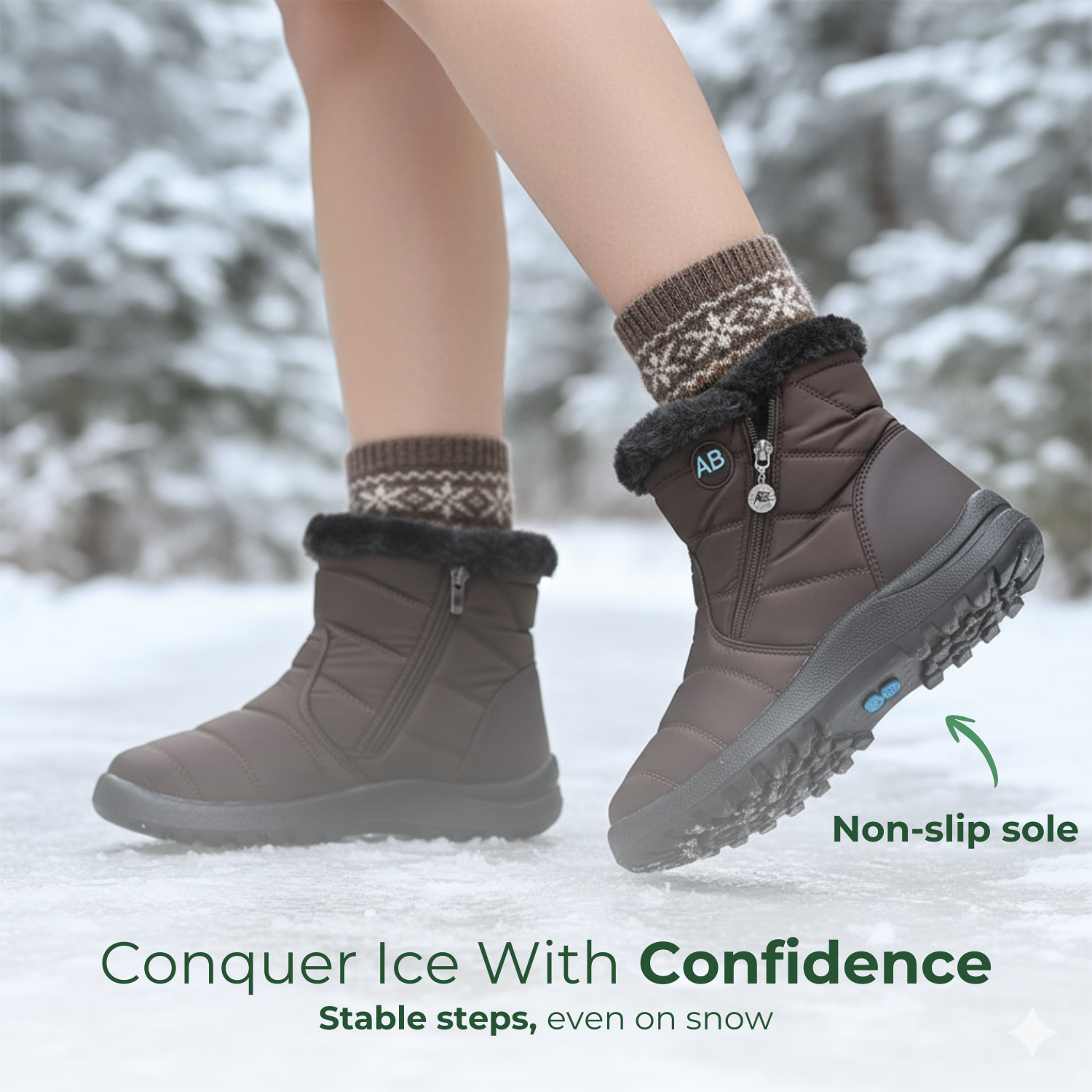FrostTrek™ Women’s Waterproof Fleece-Lined Winter Boots