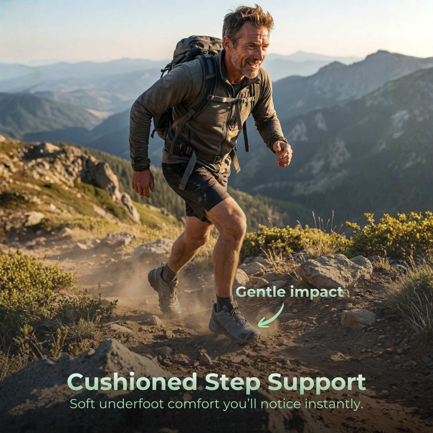OrthoStride Aero — Orthopedic Hiking Shoes for Pain-Free Steps & Natural Support (Unisex)