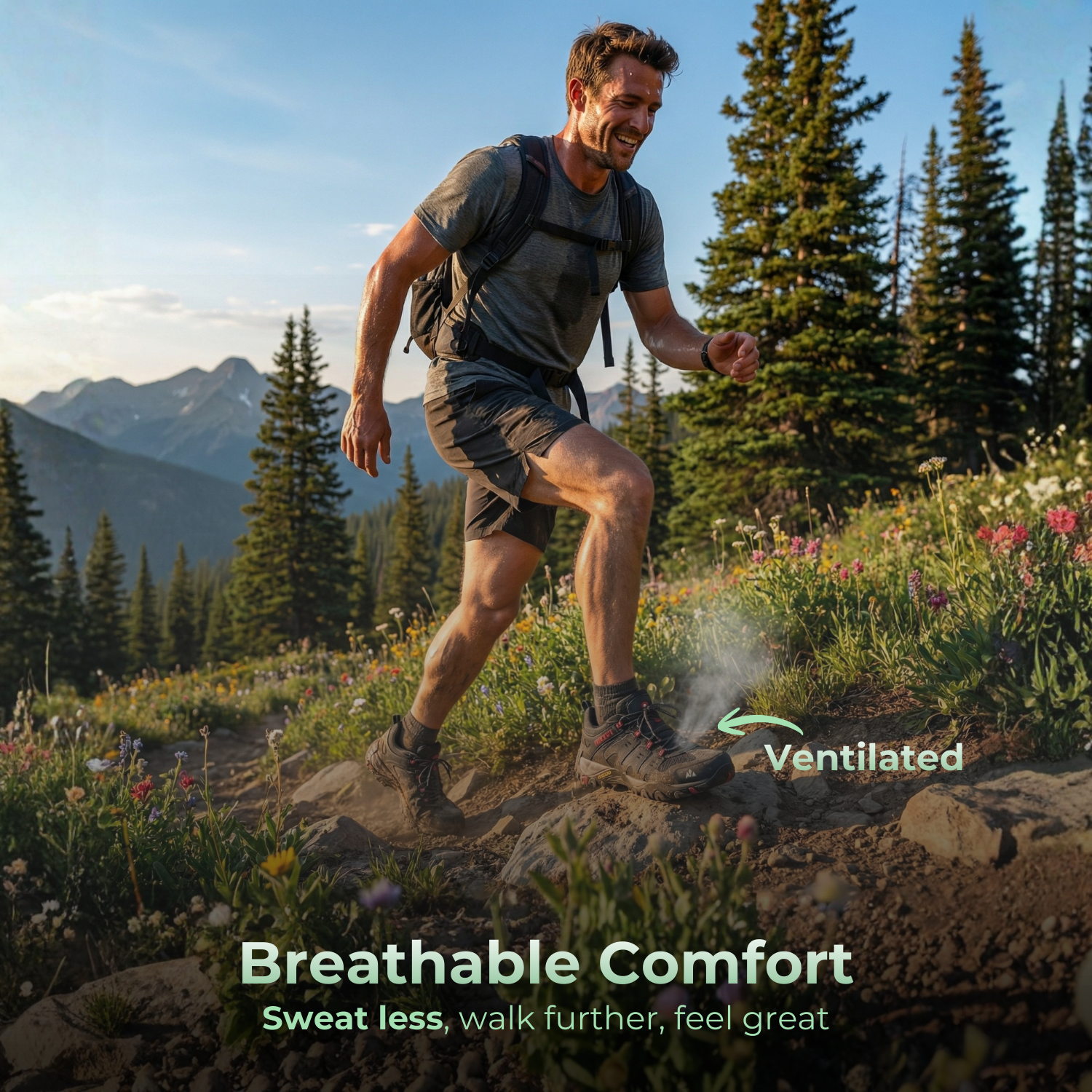 SummitShield™ Men’s Waterproof Trekking Shoes