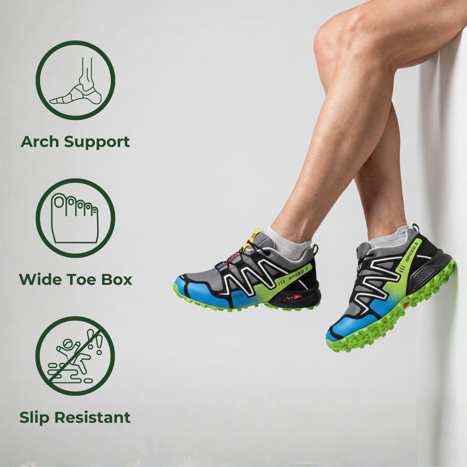 OrthoStride Radiant — Orthopedic Hiking Shoes for Pain-Free Steps & Natural Support (Unisex)