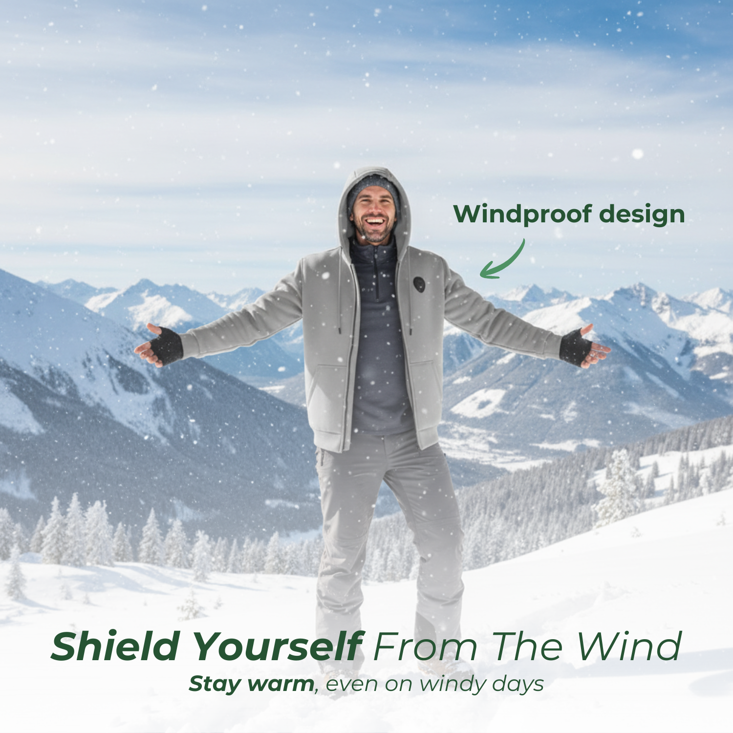 ThermoGear™ Men’s Heated Thermal Winter Hoodie