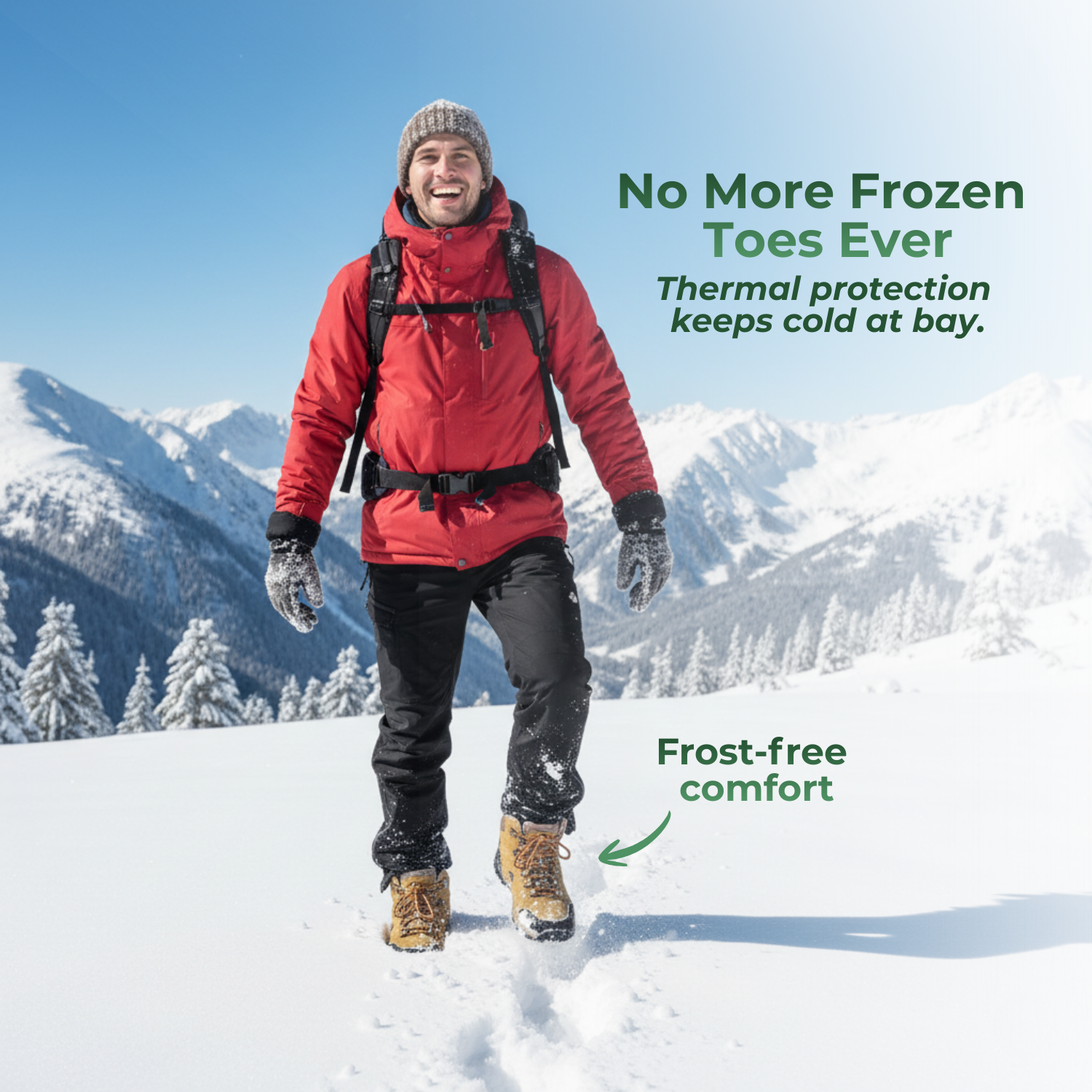 ArcticTrail™ Men’s Fleece-Lined Winter Hiking Boots