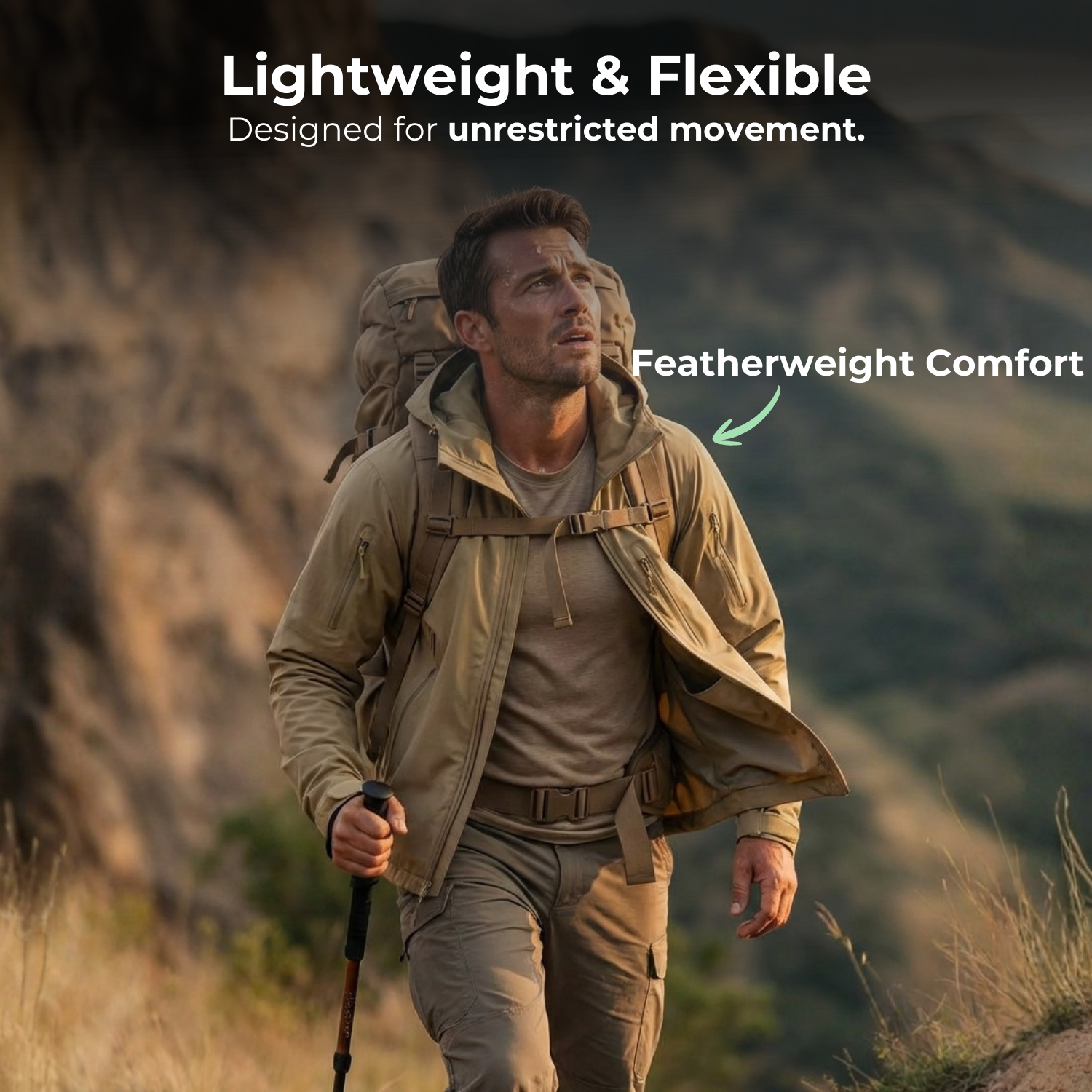 StormGuard™ Men’s Waterproof Hiking Jacket