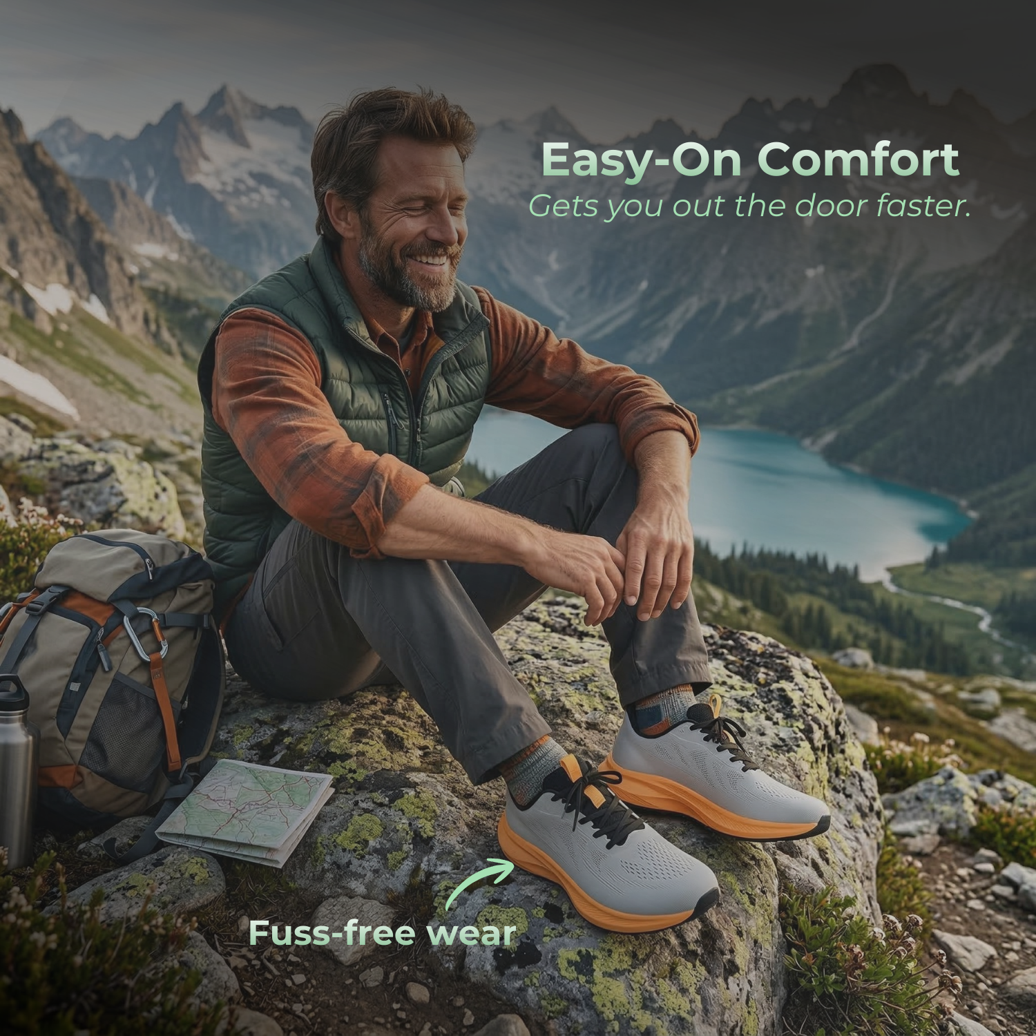 ErgoFit™ Men’s Orthopedic Wide-Toe Comfort Shoes