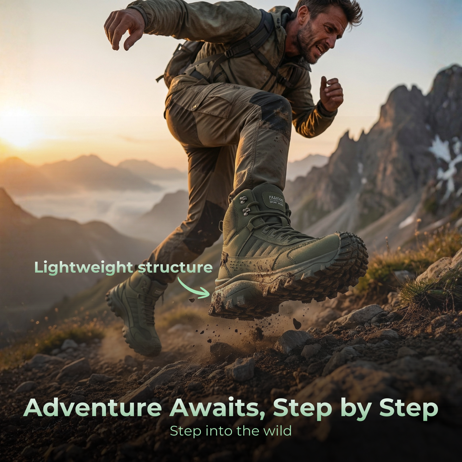 VentureStride™ Men’s Outdoor Hiking Boots