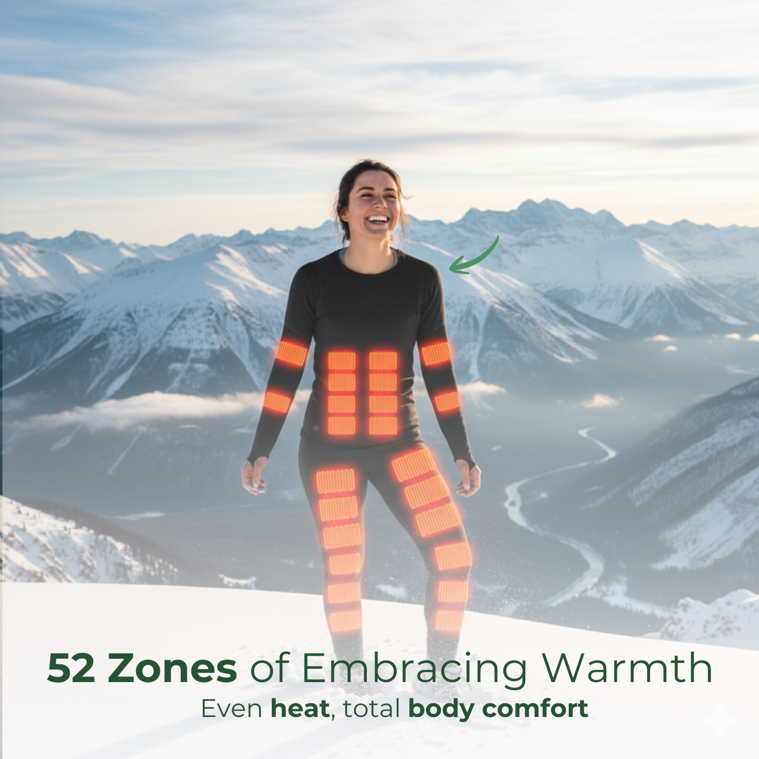 ThermaFit™ Women's Heated Winter Underwear Set