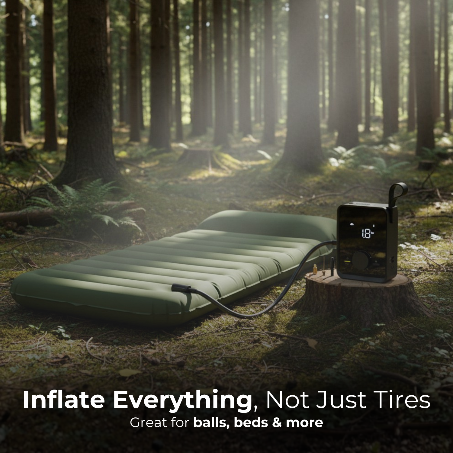 WirelessAir™ Drahtloser Reifen-Kompaktluftkompressor