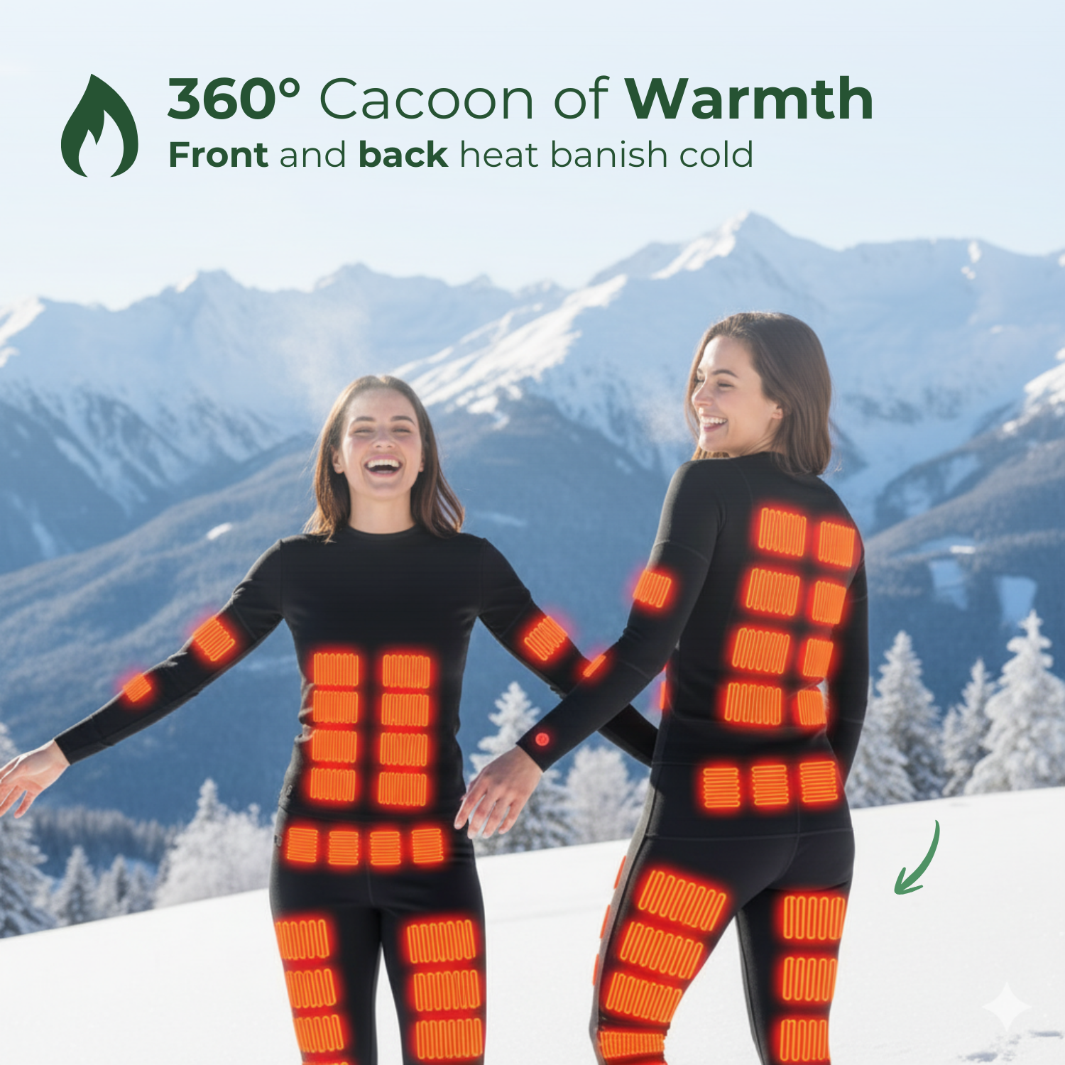 ThermaFit™ Women's Heated Winter Underwear Set