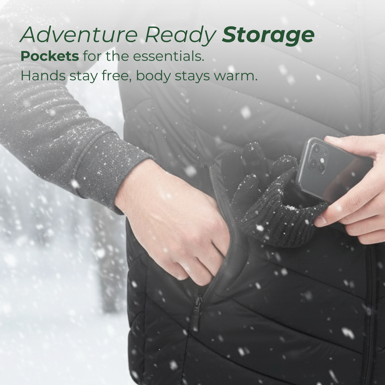 HeatForm™ Beheizte Winterjacke für Männer