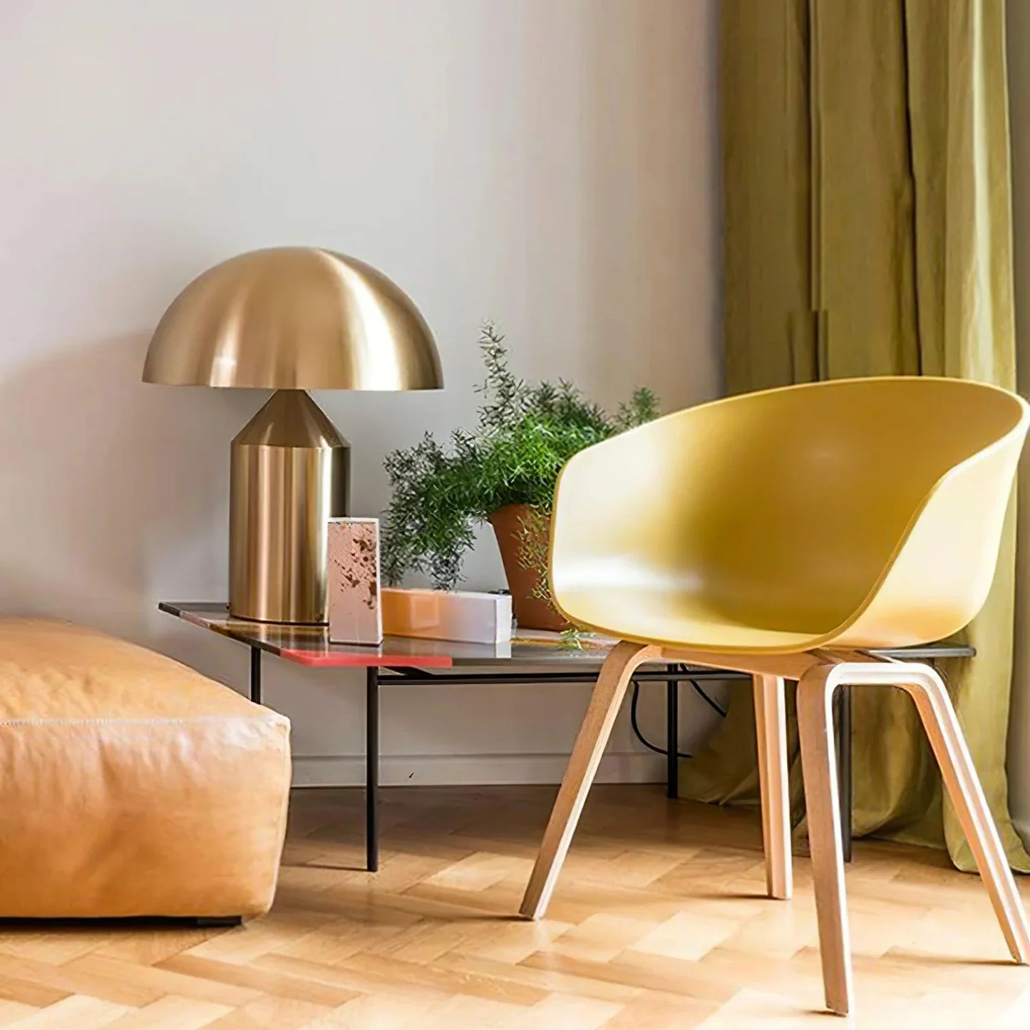 Golden Table Lamp