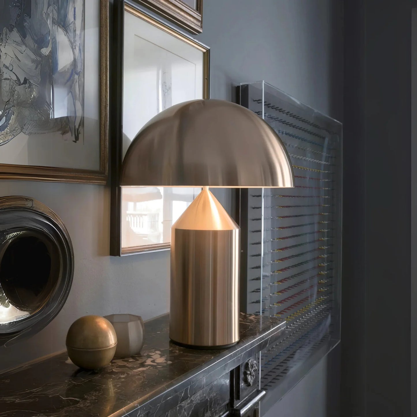 Golden Table Lamp
