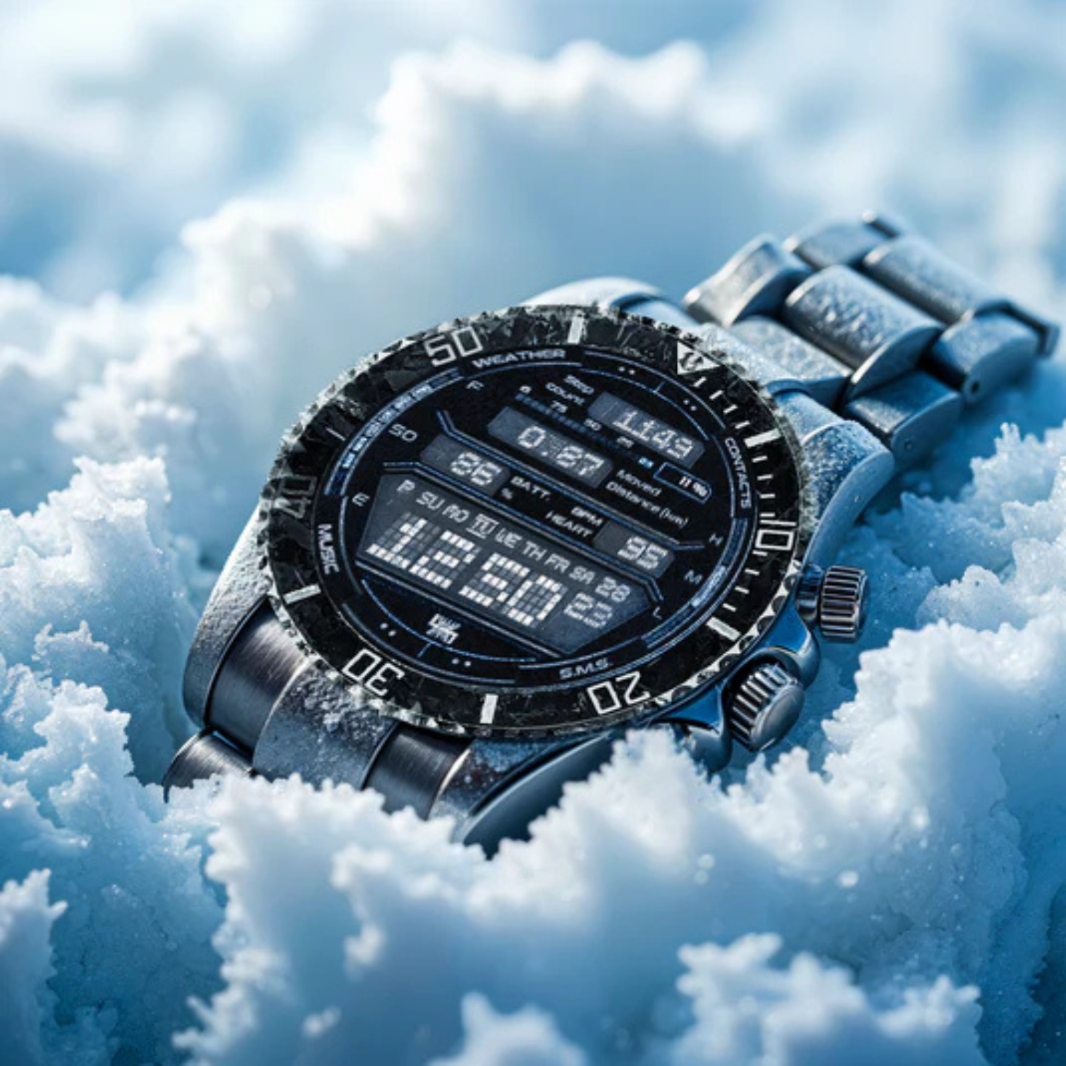 Nexos Pro Smartwatch - Rugged Smartwatch That Keeps You Safe, Healthy & Connected (Unisex)