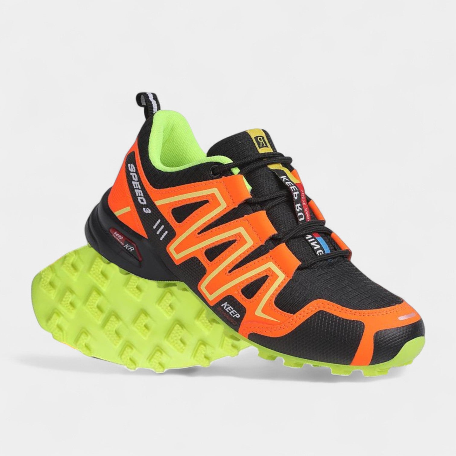 OrthoStride Obsidian - Orthopädische Wanderschuhe für schmerzfreie Schritte & natürliche Unterstützung (Unisex)