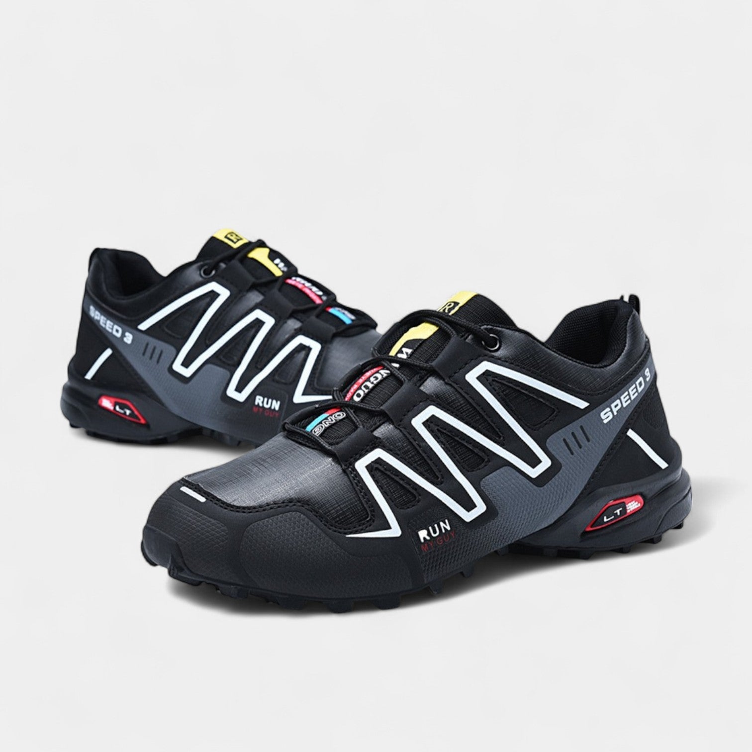 OrthoStride Obsidian - Orthopädische Wanderschuhe für schmerzfreie Schritte & natürliche Unterstützung (Unisex)