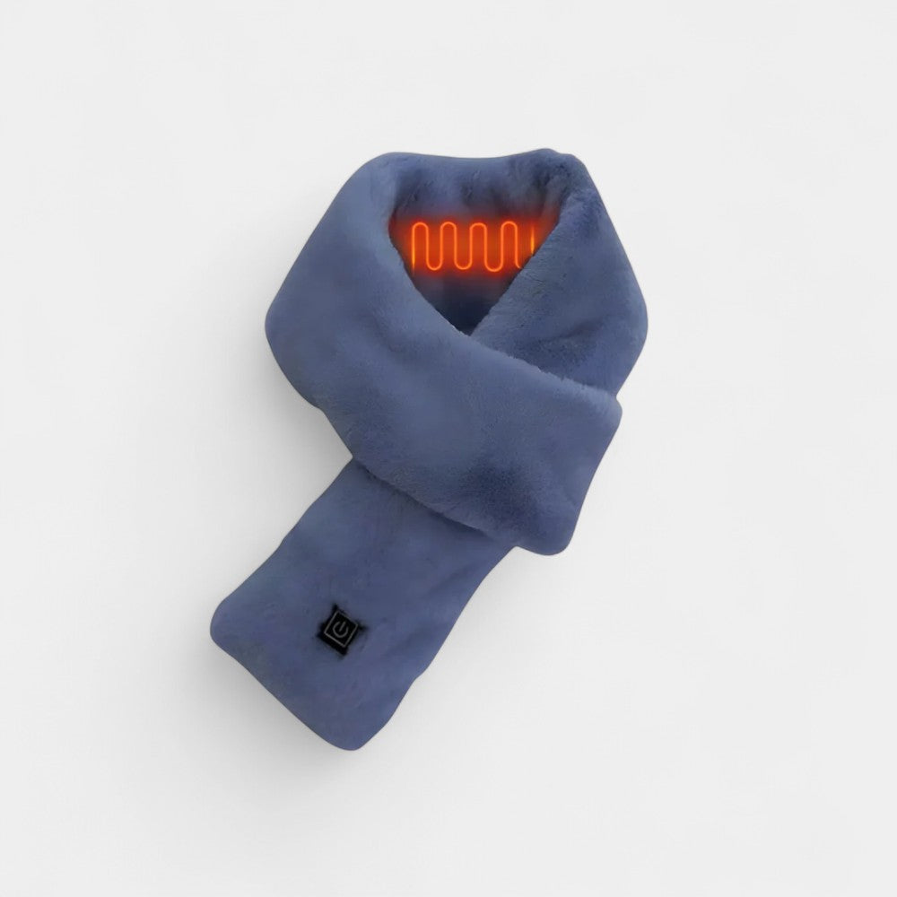 ThermaScarf™ Heated Winter Scarf – Plush, Adjustable & USB-Powered Warmth
