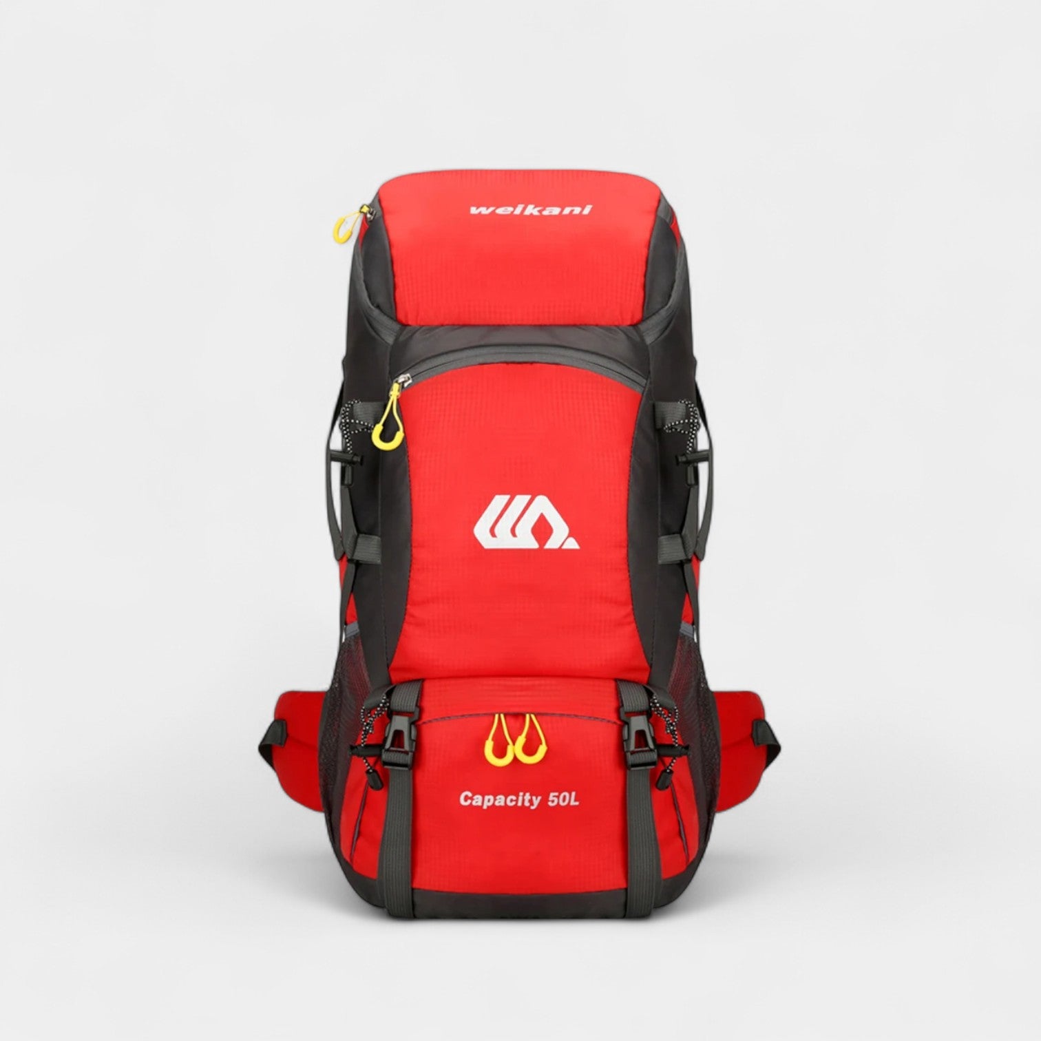 TrailPro 50L Hiking Backpack – Breathable Comfort, Smart Storage & Trail-Ready Safety
