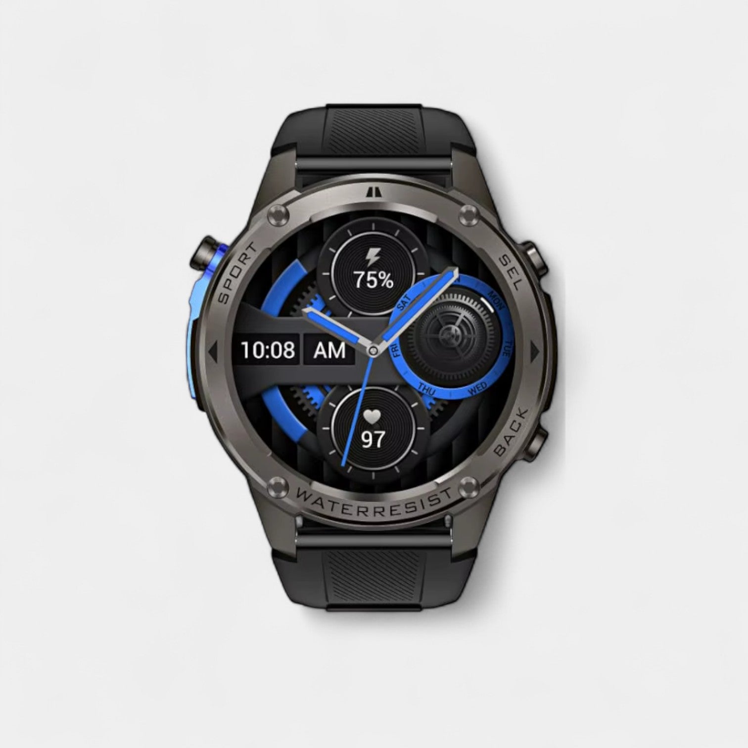 TrekSight X - Montre intelligente à l'épreuve de la randonnée pour la santé, la sécurité et l'aventure