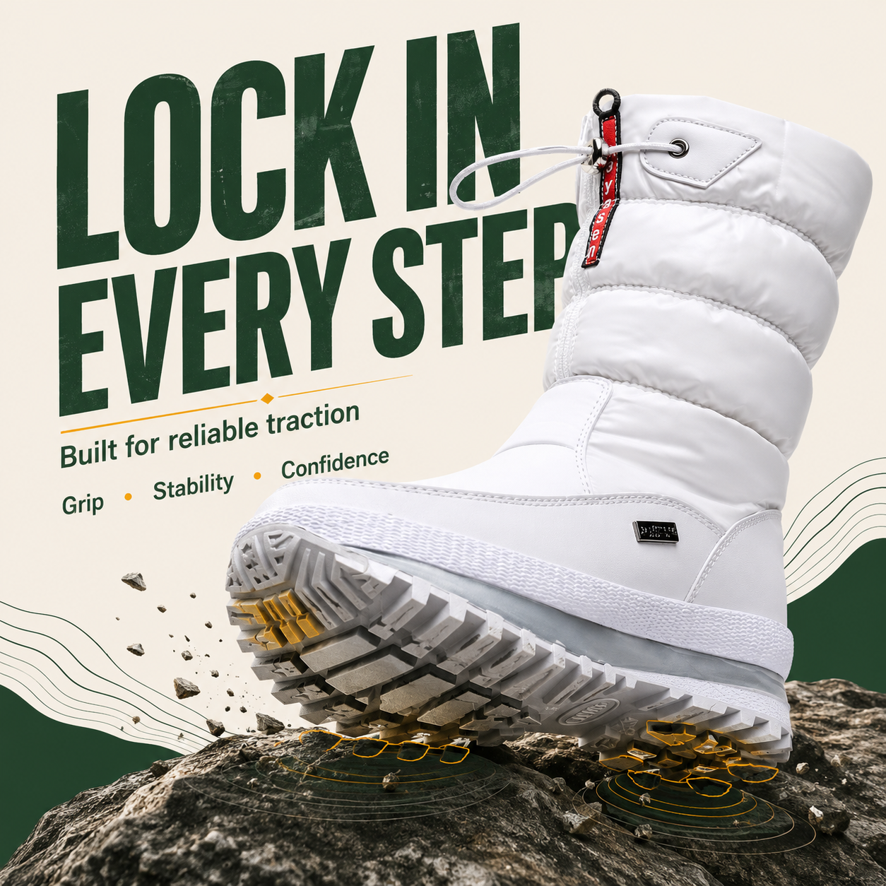 SnowTrek™ Women’s Fleece-Lined Winter Boots