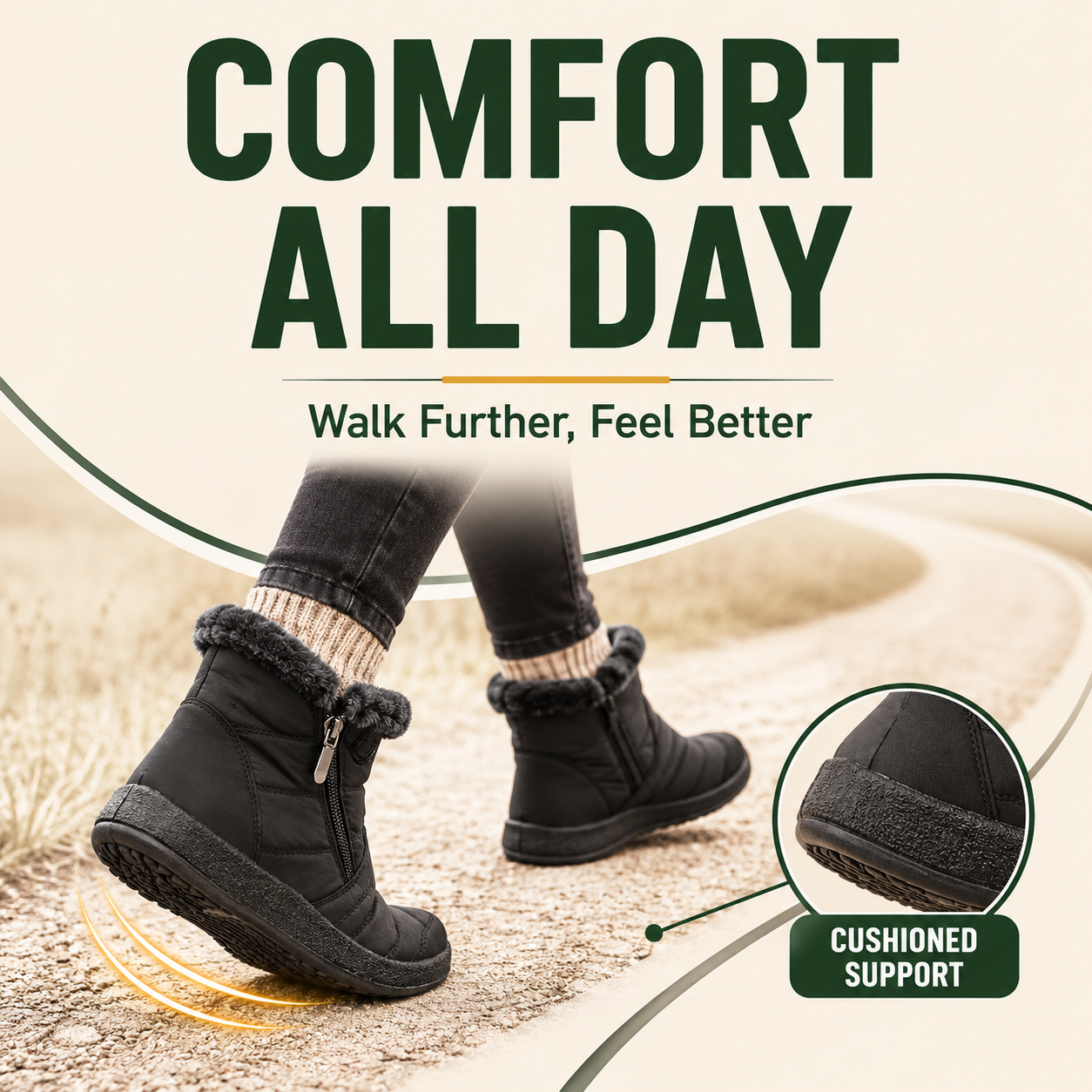 FrostTrek™ Women's Waterproof Fleece-Lined Winter Boots