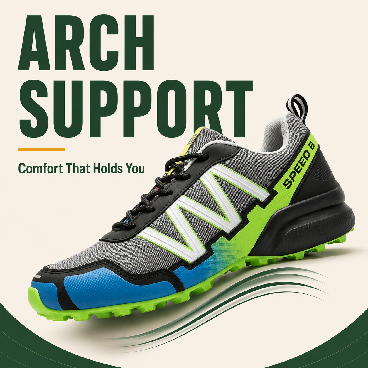 OrthoStride LightTrail — Orthopedic Hiking Shoes for Pain-Free Steps & Natural Support (Unisex)
