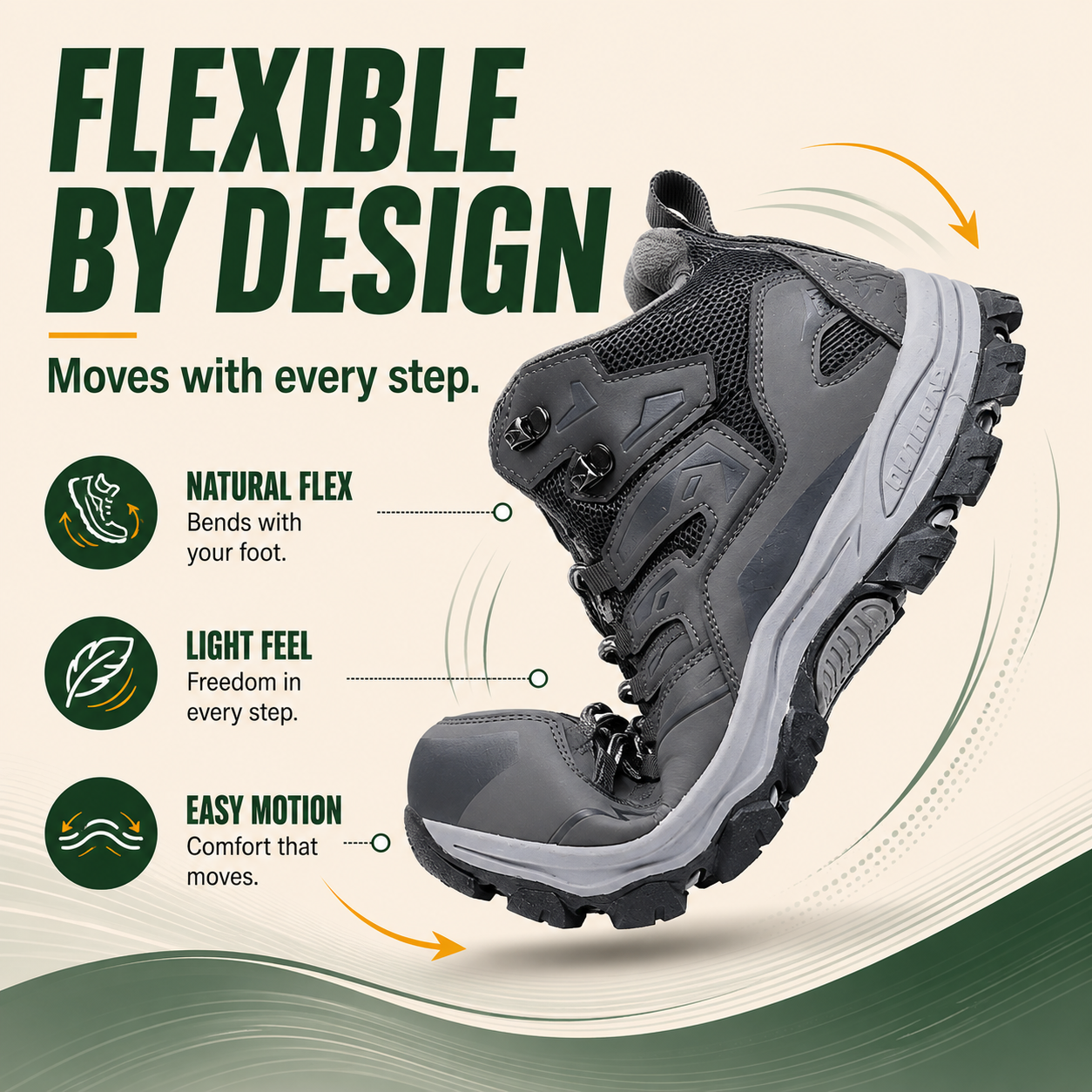 SummitGrip™ Women’s All-Terrain Hiking Boots