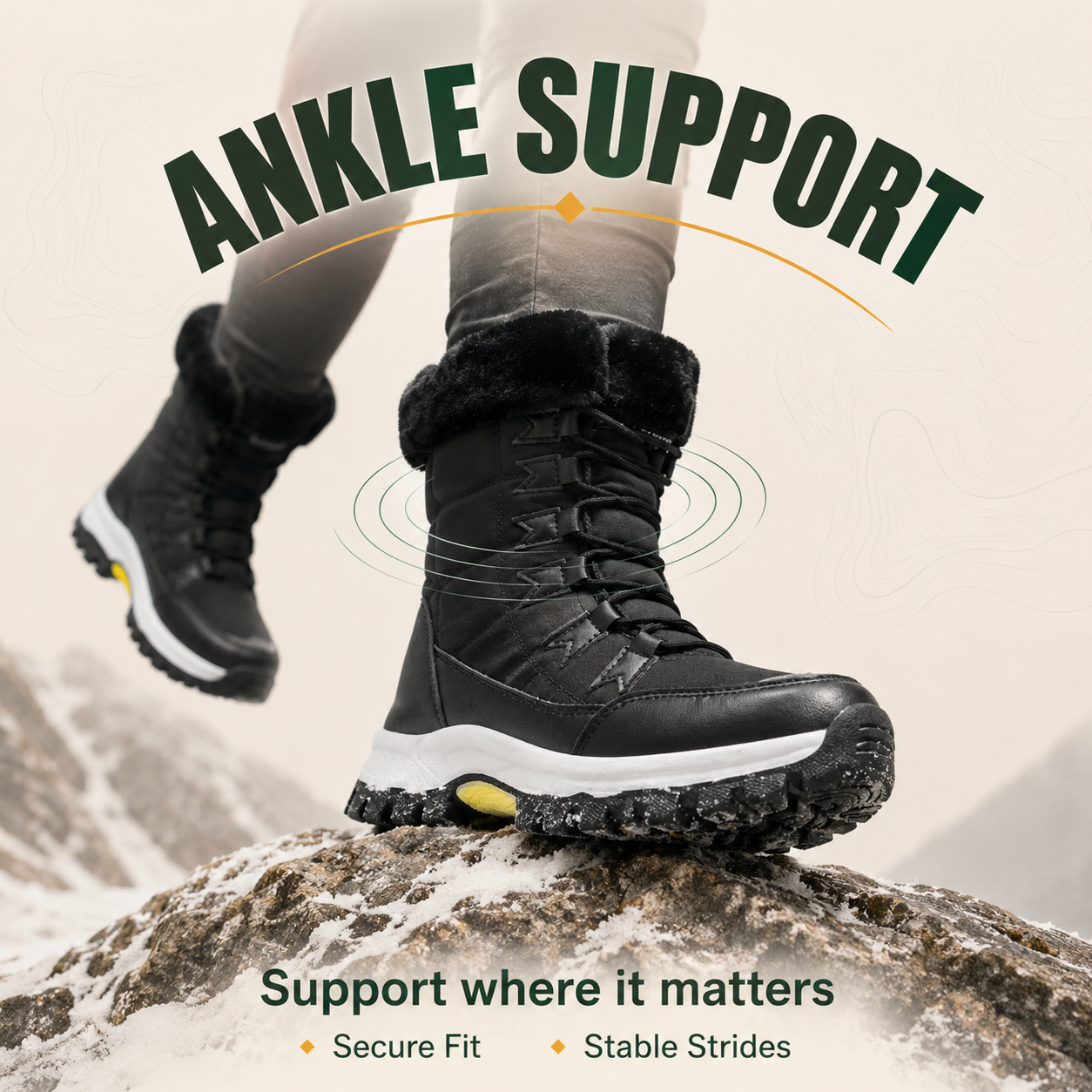 ArcticStride™ Wasserdichte Schneestiefel