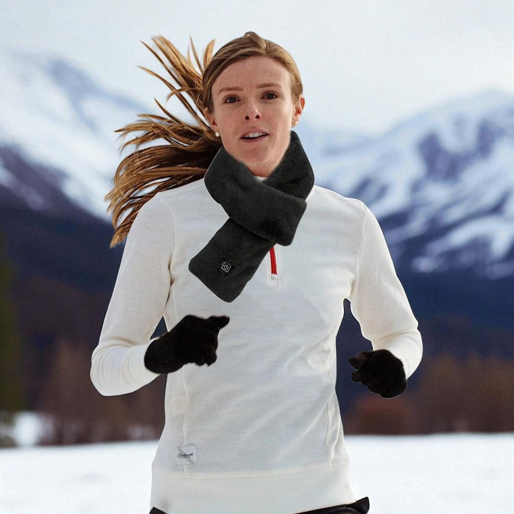 ThermaScarf™ Heated Winter Scarf – Plush, Adjustable & USB-Powered Warmth