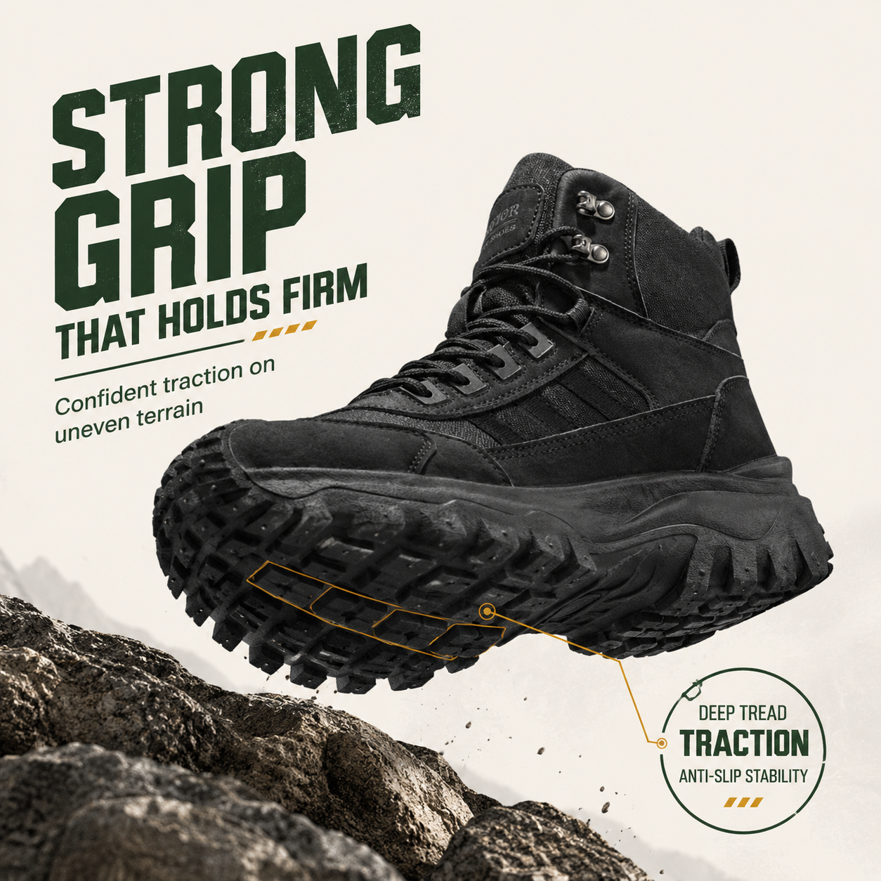 VentureStride™ Herren Outdoor-Wanderstiefel