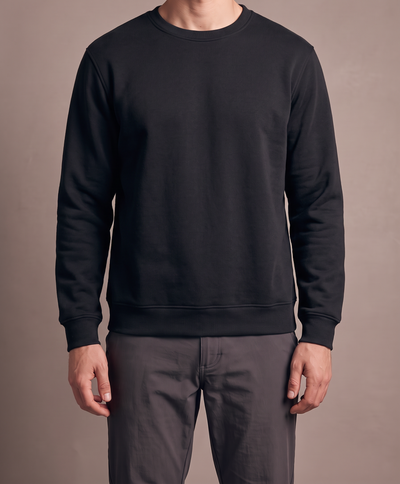 Gevoerde sweater heren