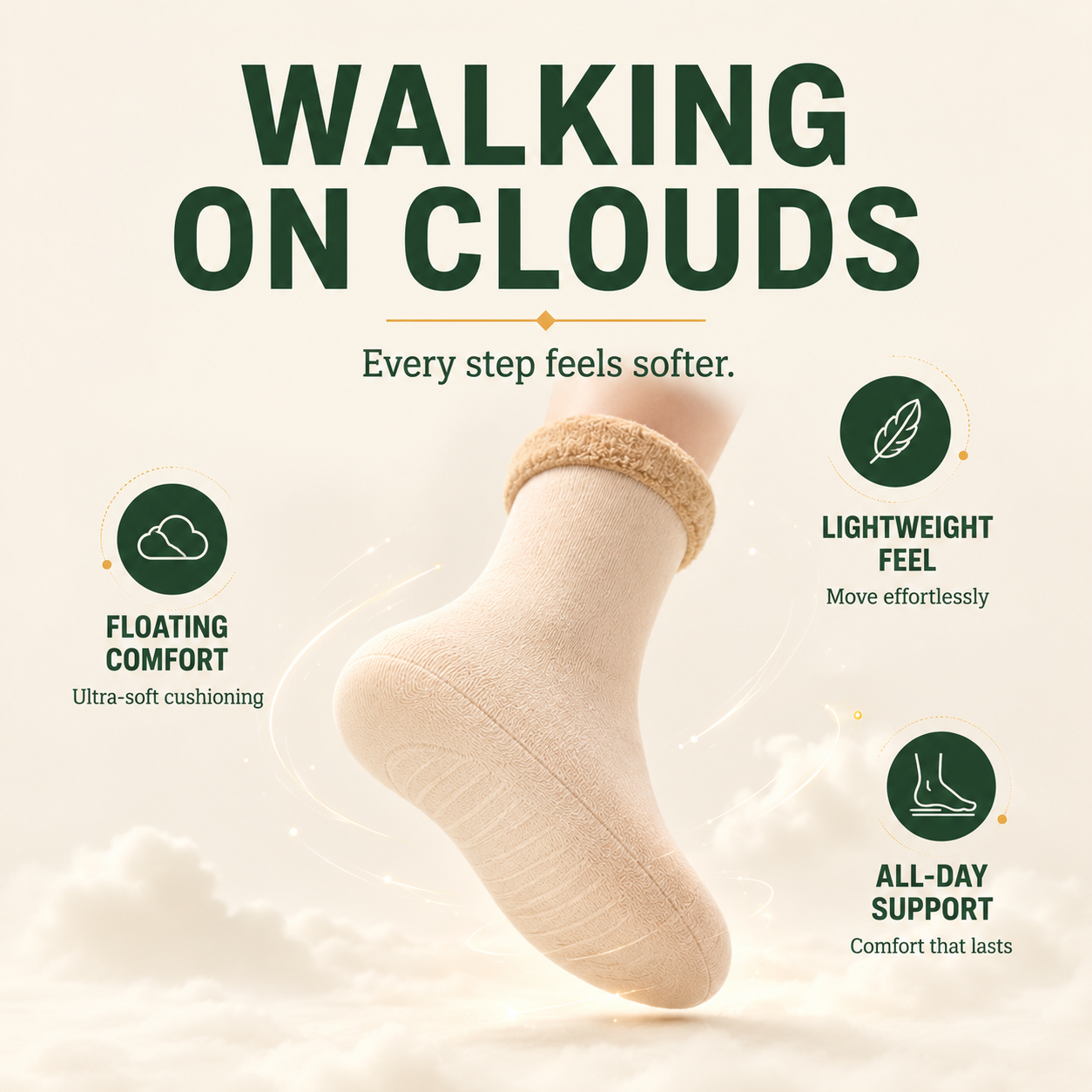 ArcticStep™ Fleece-gefütterte Socken für kaltes Wetter