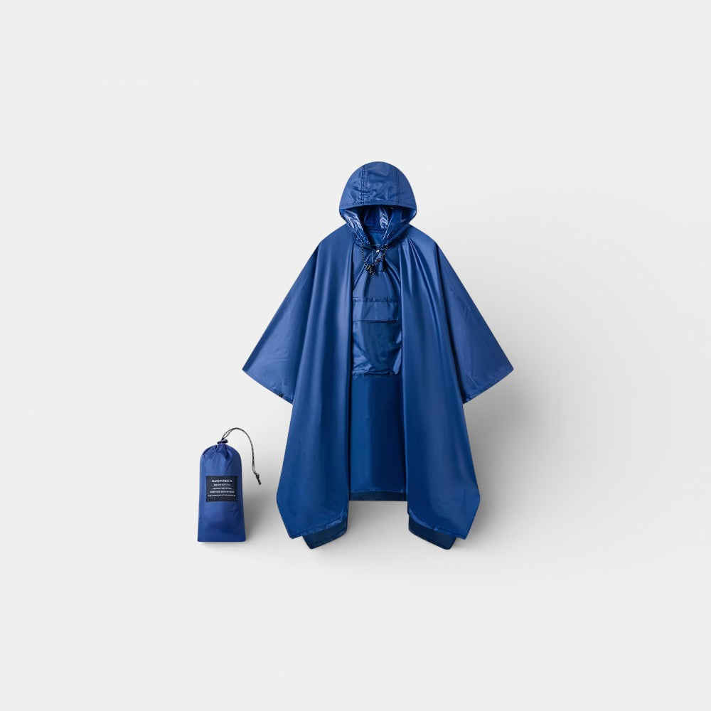 All-WeatherGuard™ 3-in-1 Jacke mit Kapuze und wasserdichtem Poncho