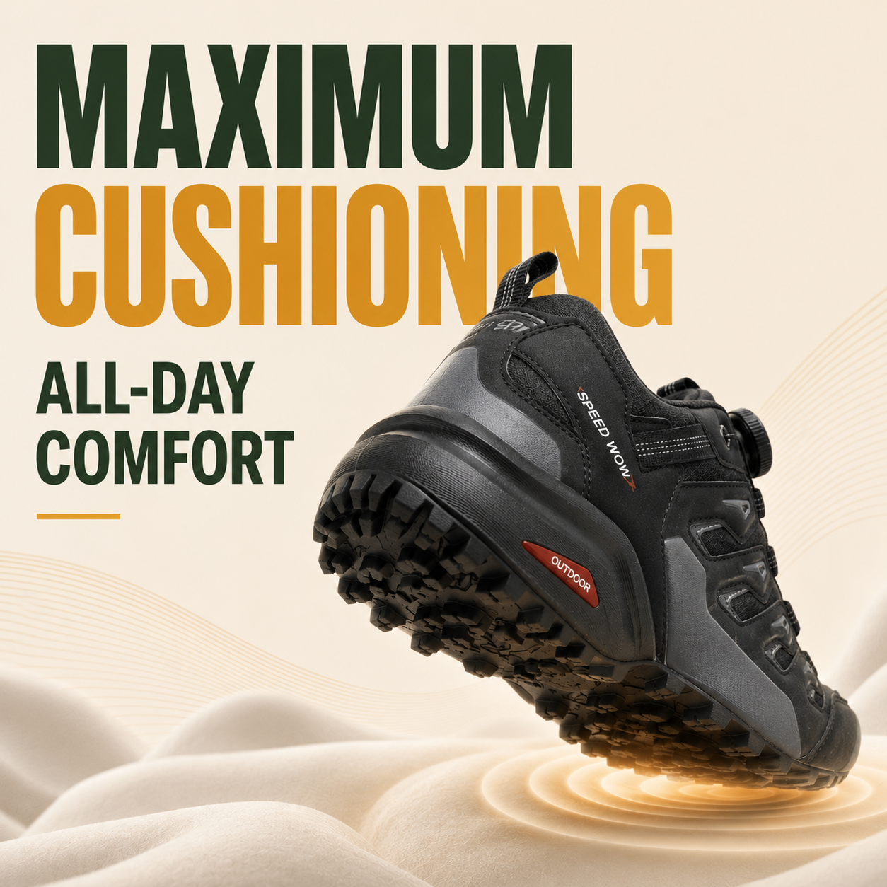 PeakTrail™ Männer stoßdämpfende Outdoor-Wanderschuhe
