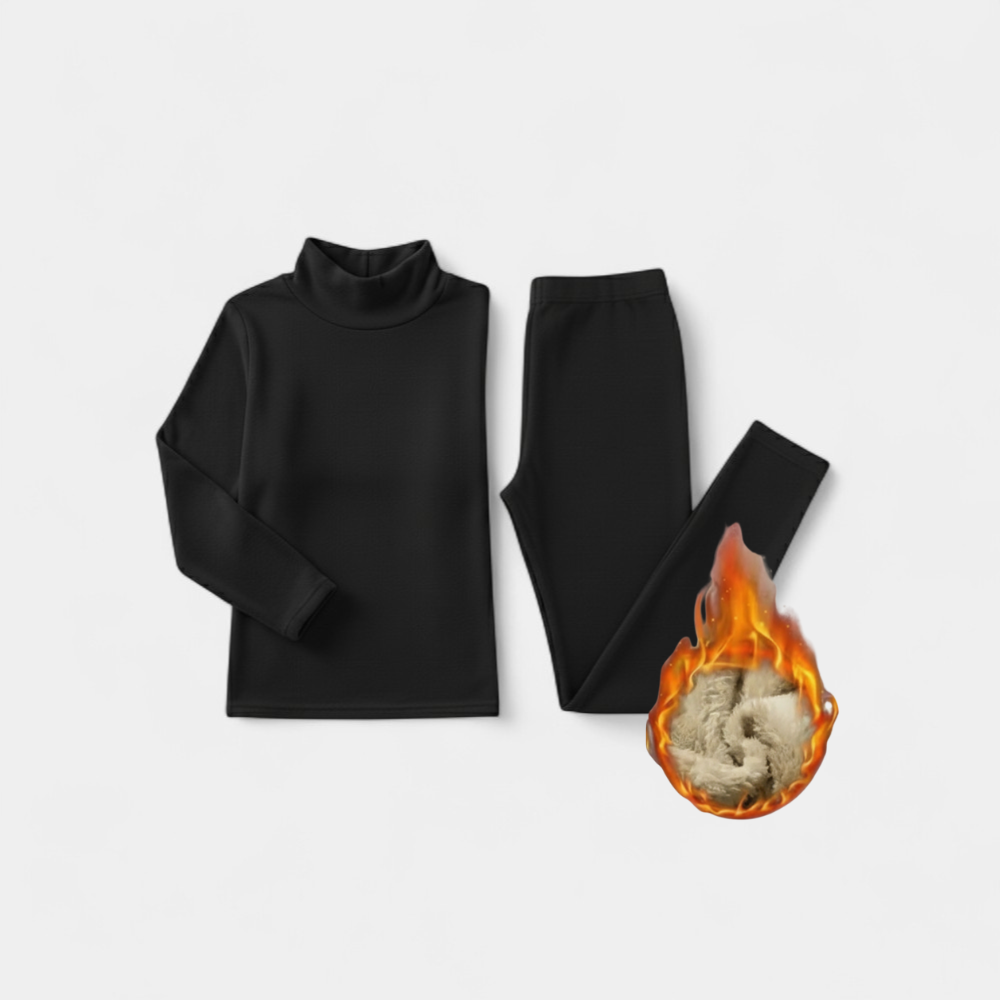 Ensemble de sous-vêtements thermiques doublés en polaire pour femmes ArcticLuxe™