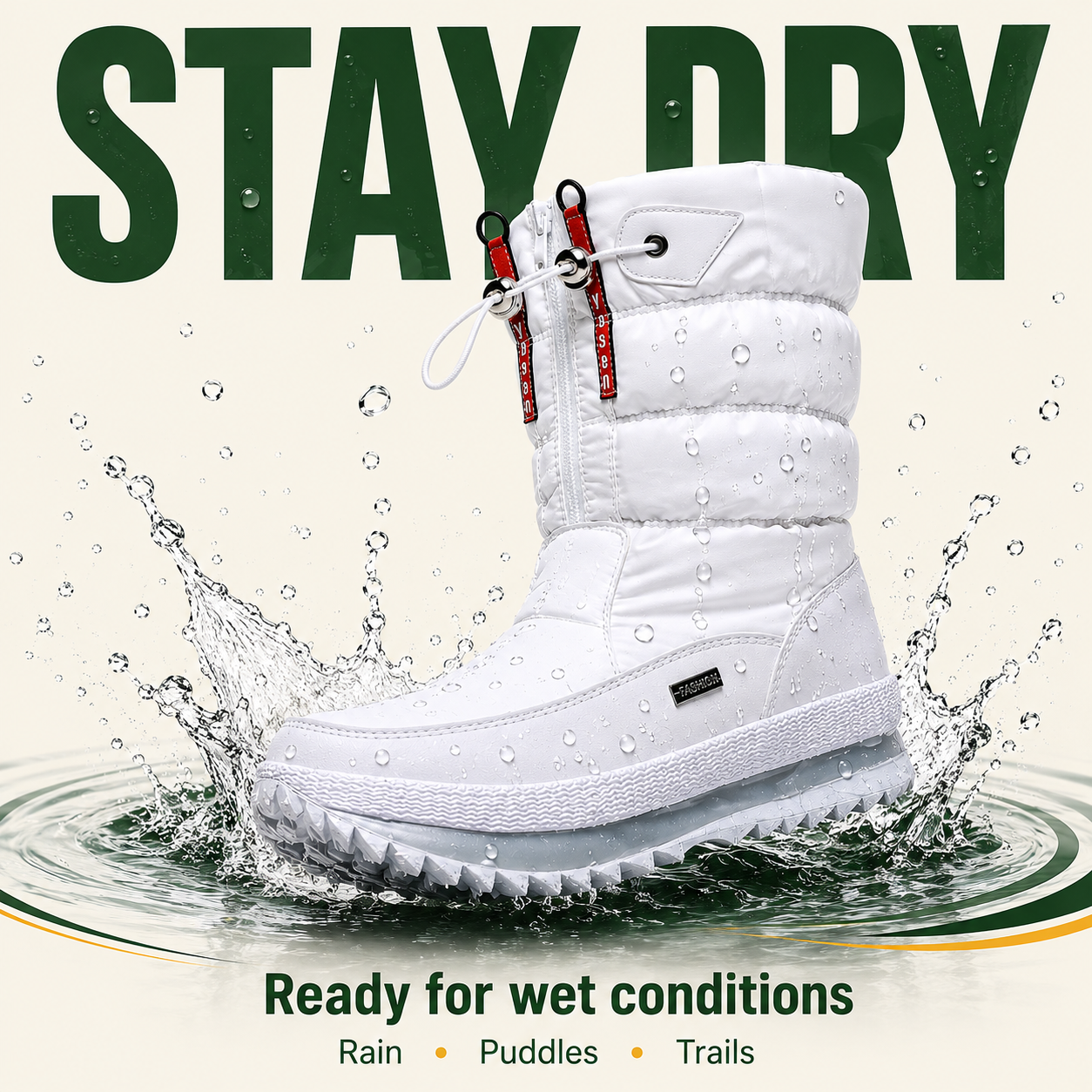 SnowTrek™ Women’s Fleece-Lined Winter Boots